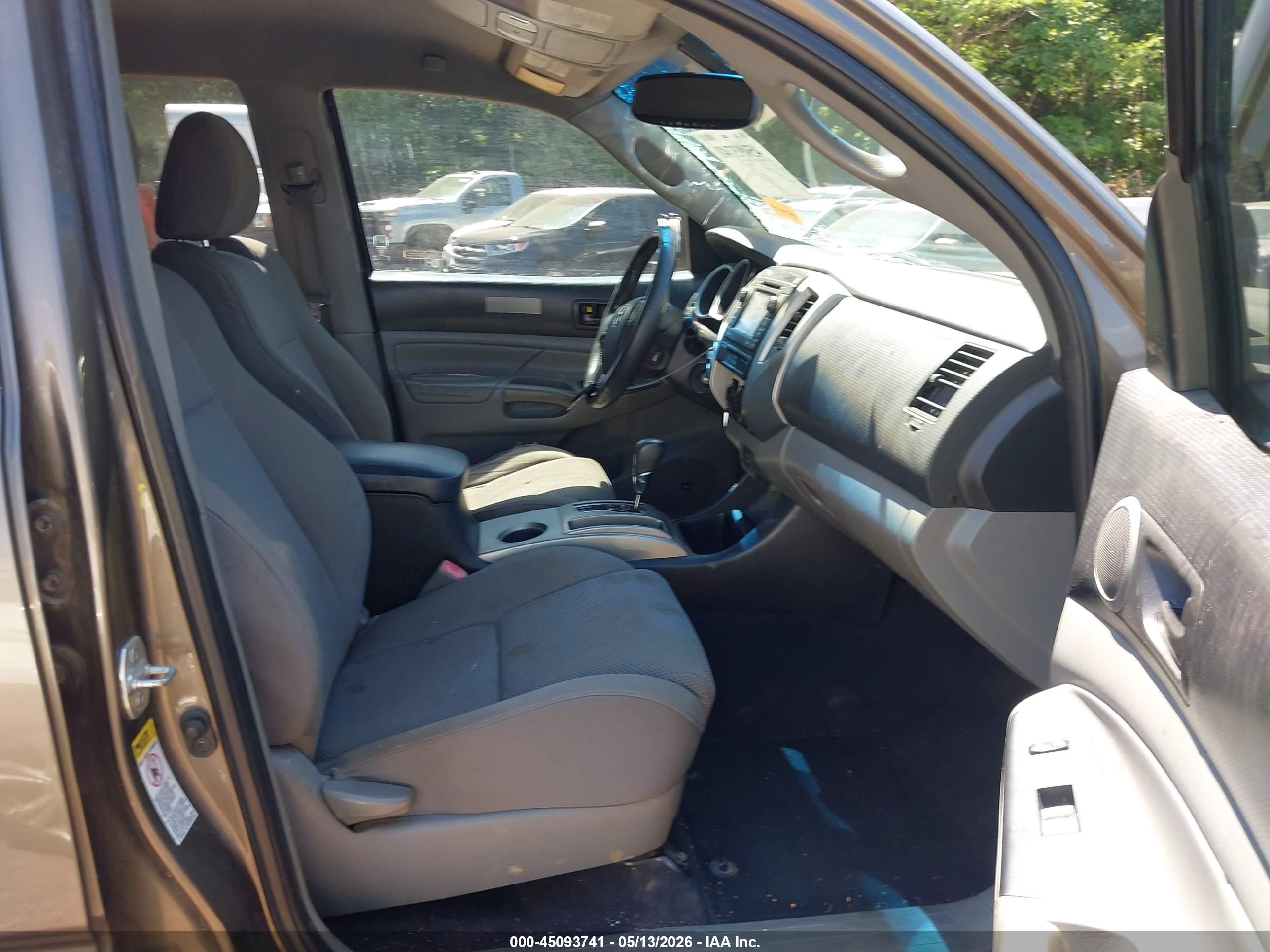 2012 Toyota Tacoma Base V6 Black vin: 5TFLU4ENXCX036786