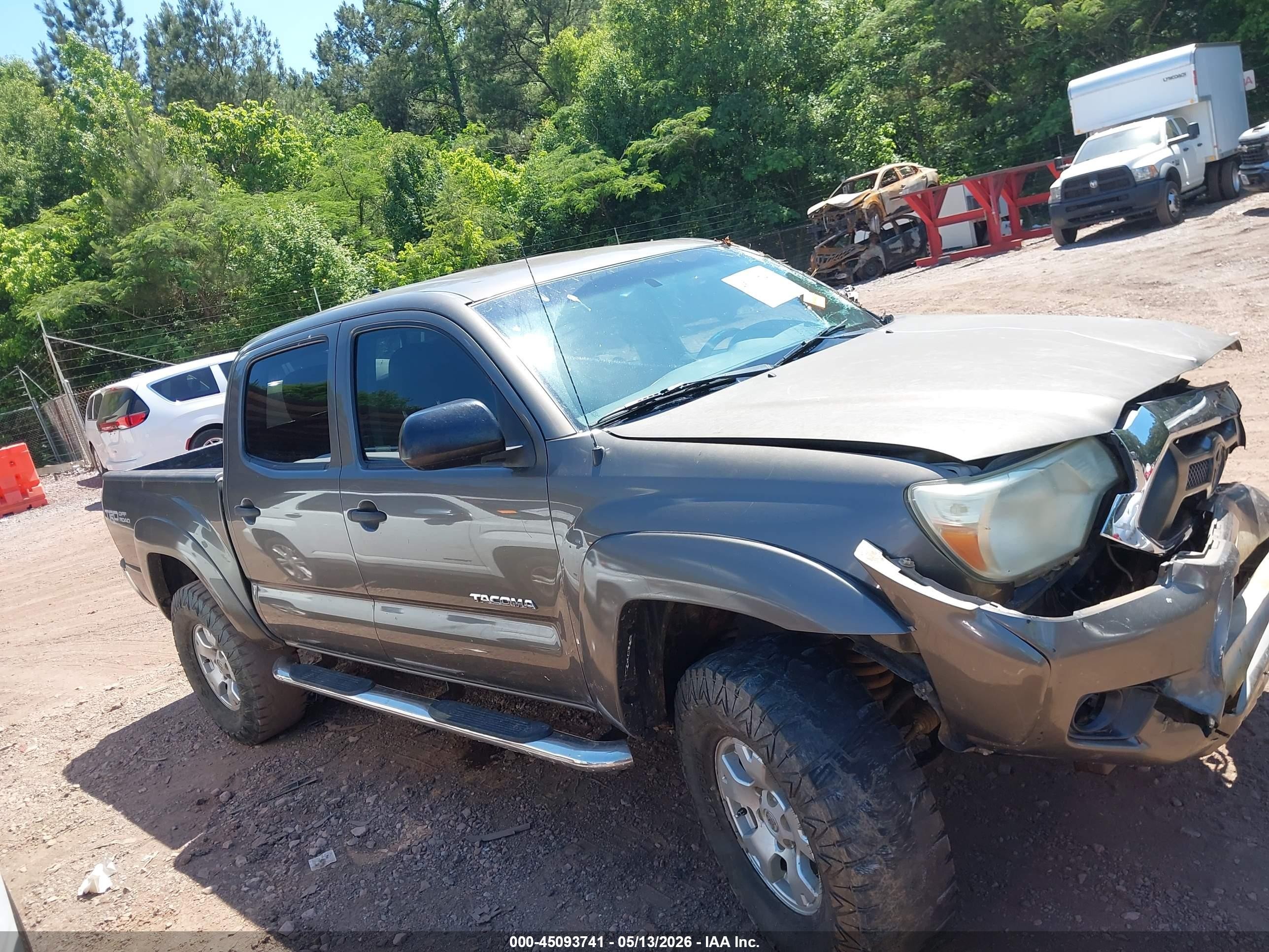 2012 Toyota Tacoma Base V6 Black vin: 5TFLU4ENXCX036786