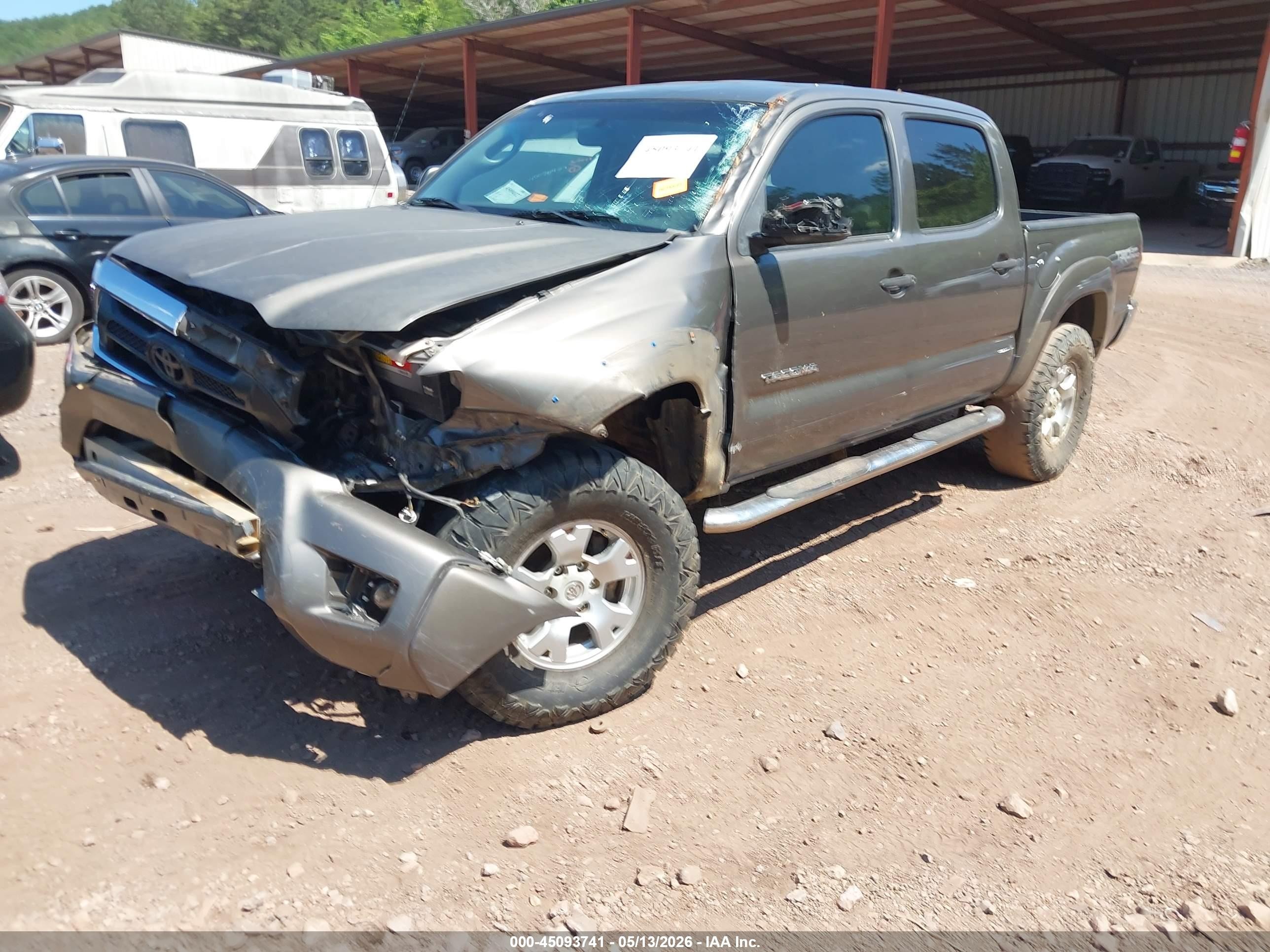 2012 Toyota Tacoma Base V6 Black vin: 5TFLU4ENXCX036786