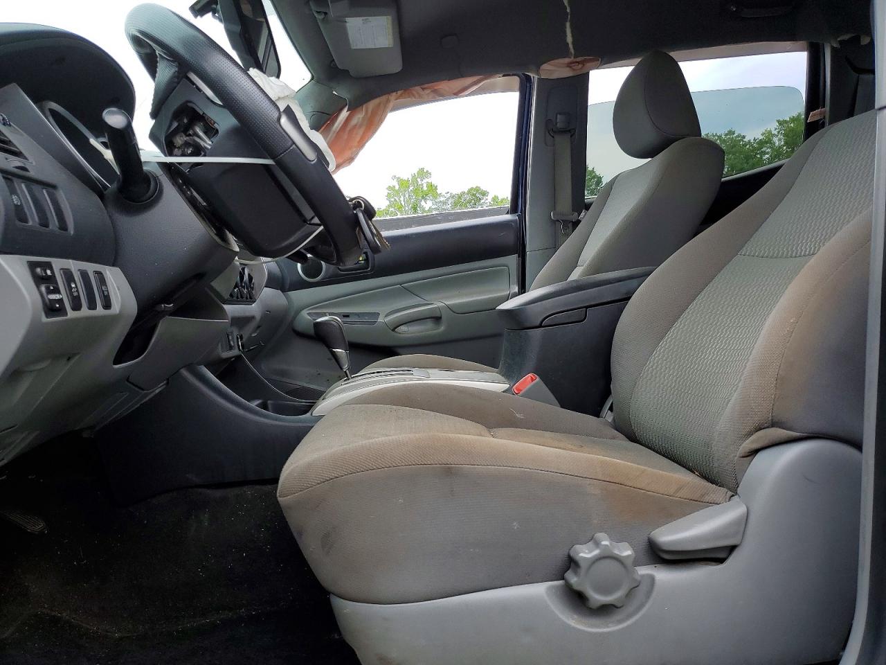 2013 Toyota Tacoma Double Cab Blue vin: 5TFLU4ENXDX059356