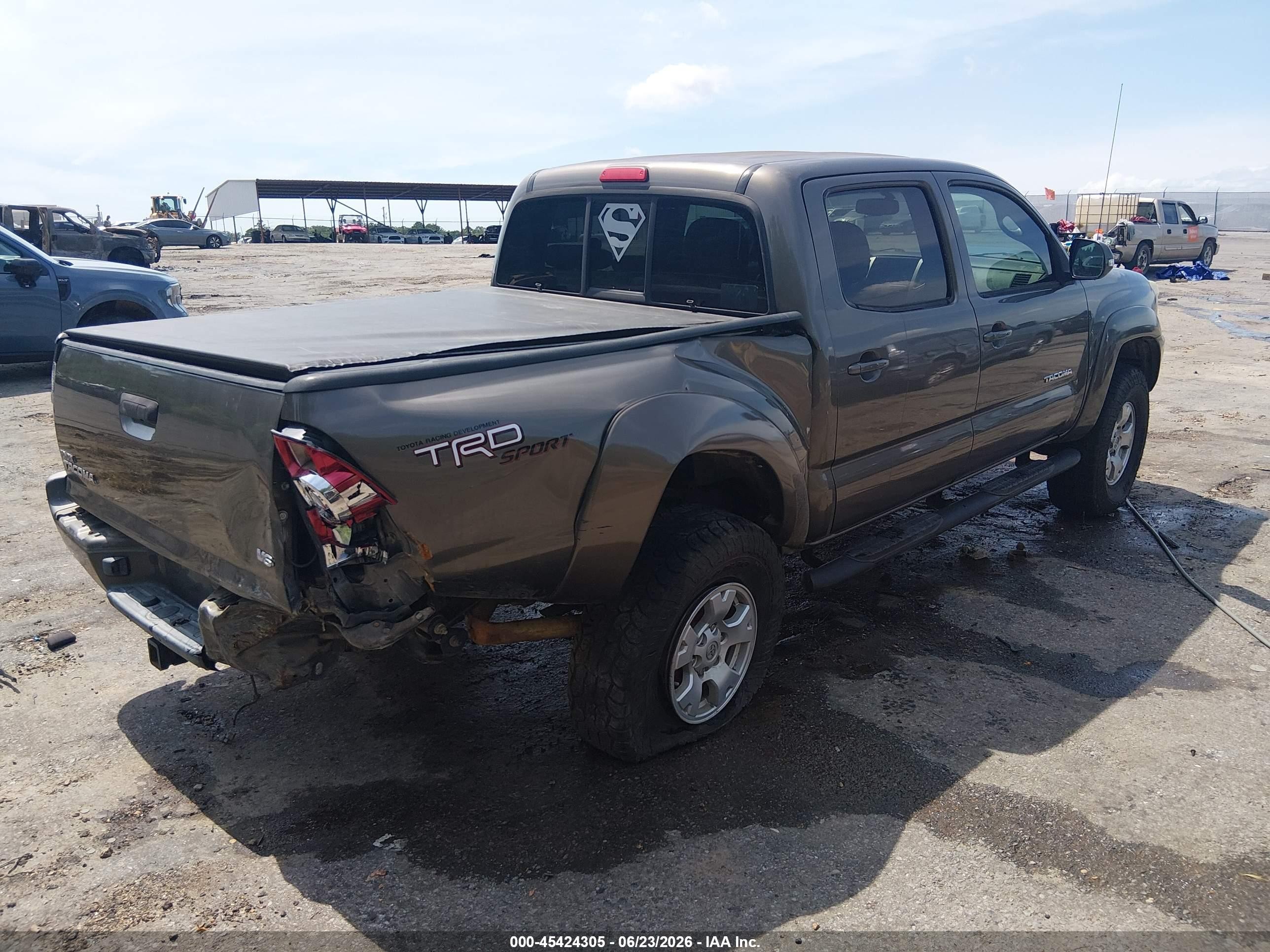 2013 Toyota Tacoma Base V6 Brown vin: 5TFLU4ENXDX073774