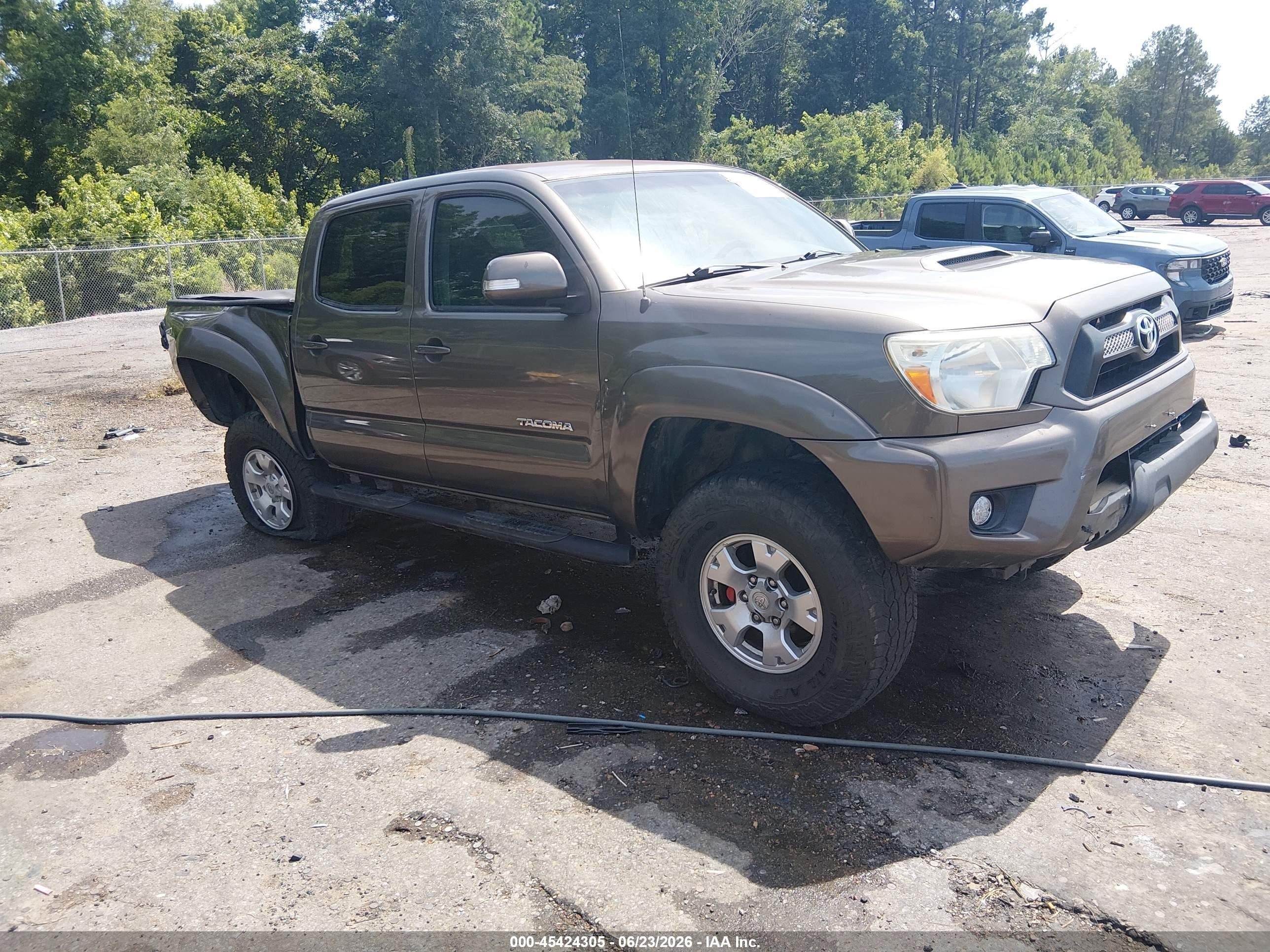 2013 Toyota Tacoma Base V6 Brown vin: 5TFLU4ENXDX073774