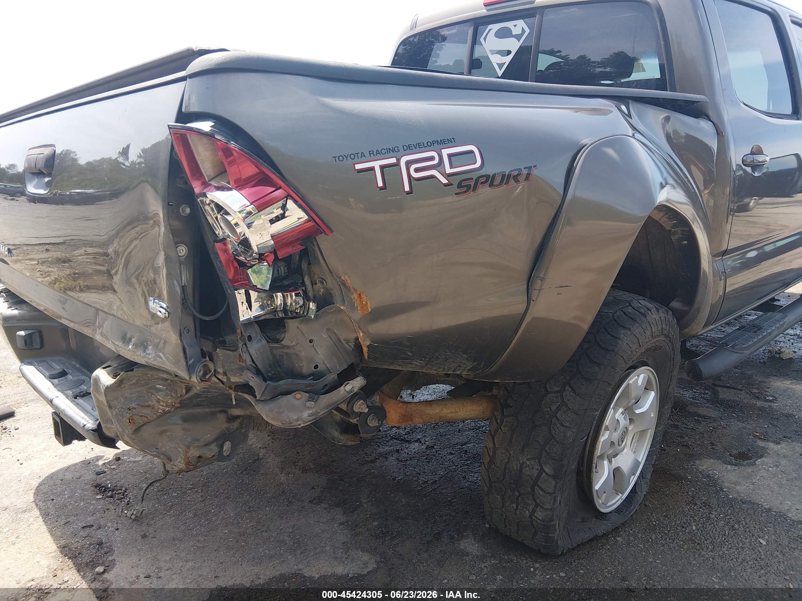 2013 Toyota Tacoma Base V6 Brown vin: 5TFLU4ENXDX073774