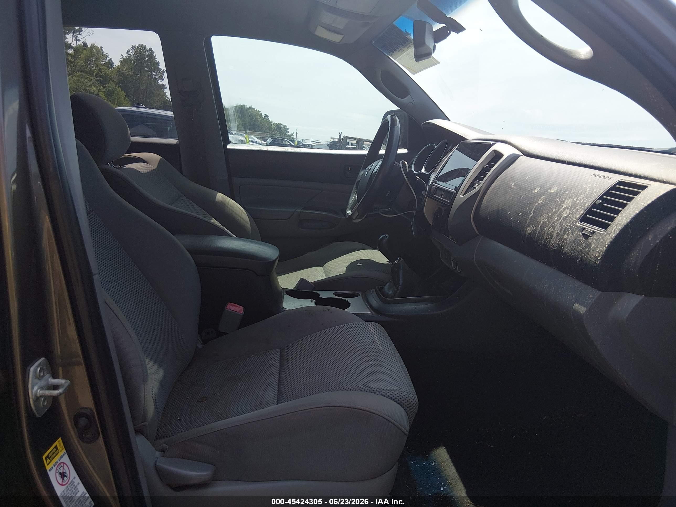 2013 Toyota Tacoma Base V6 Brown vin: 5TFLU4ENXDX073774