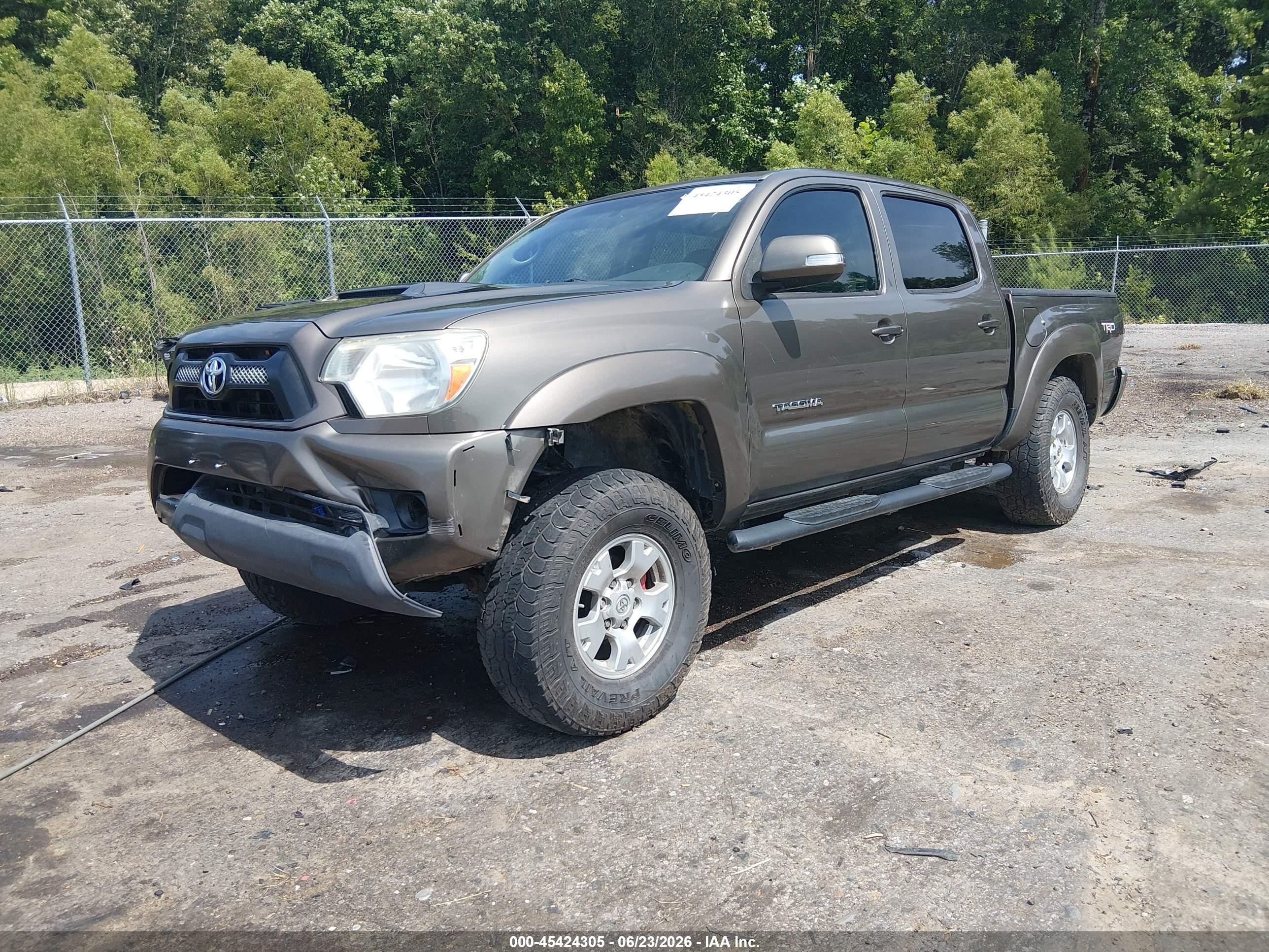2013 Toyota Tacoma Base V6 Brown vin: 5TFLU4ENXDX073774