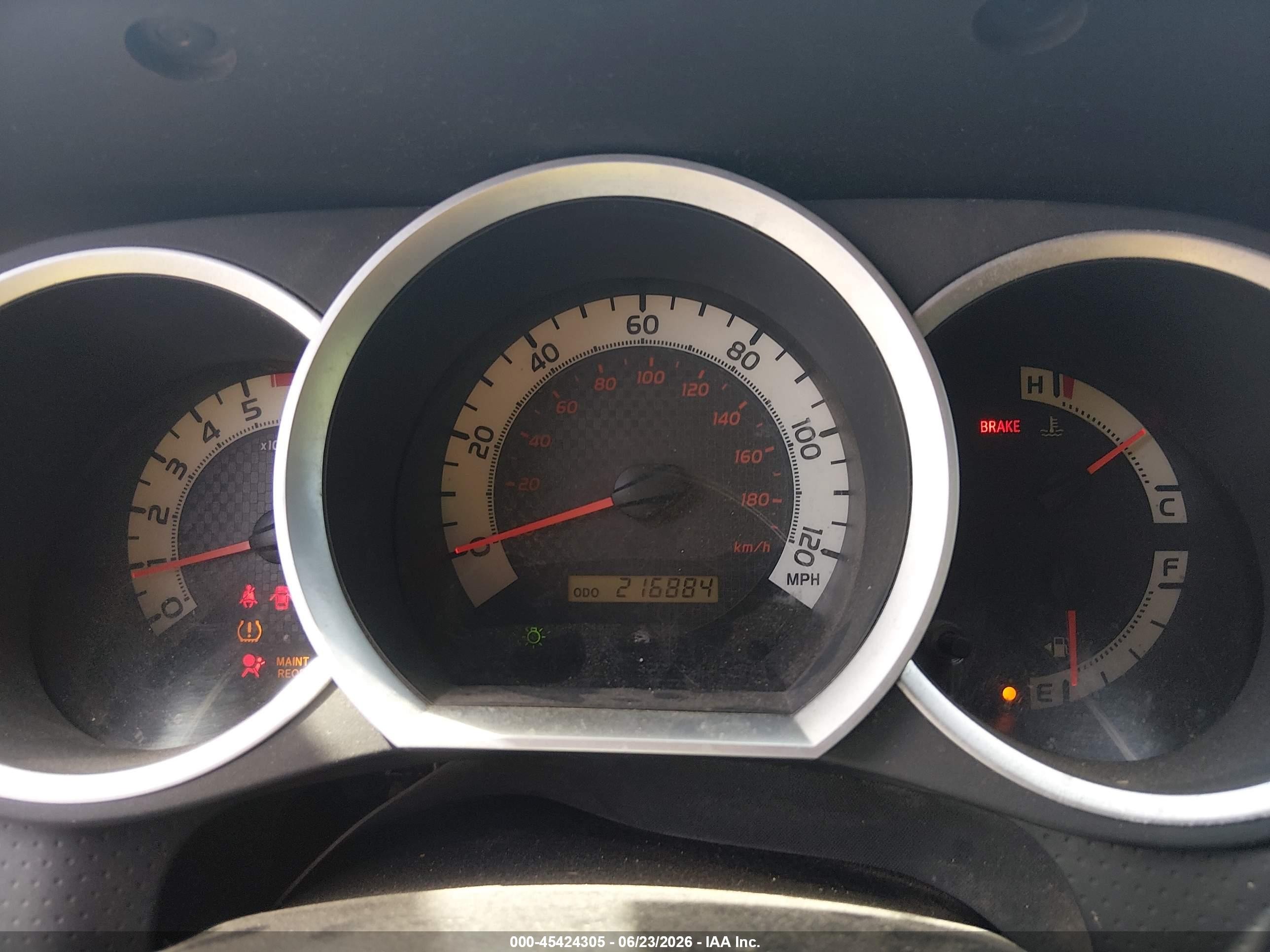 2013 Toyota Tacoma Base V6 Brown vin: 5TFLU4ENXDX073774