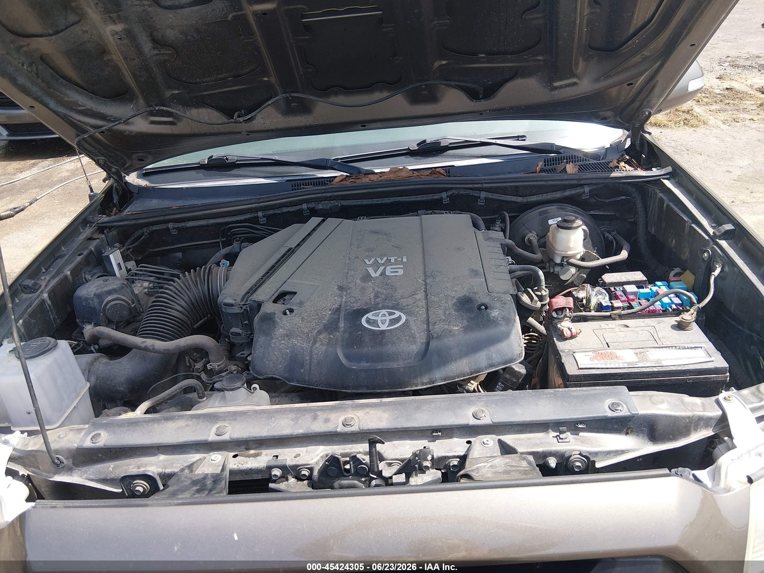 2013 Toyota Tacoma Base V6 Brown vin: 5TFLU4ENXDX073774