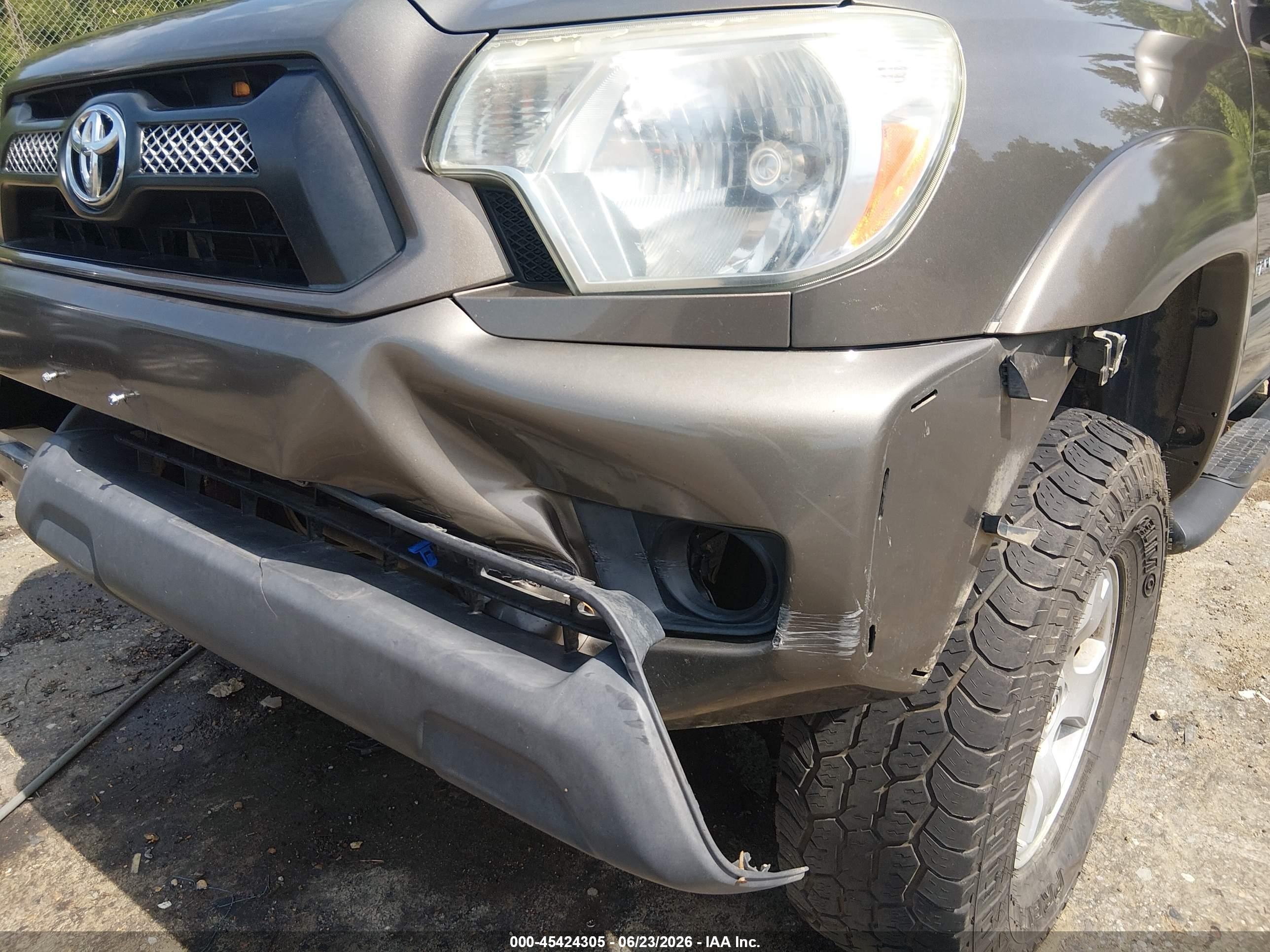 2013 Toyota Tacoma Base V6 Brown vin: 5TFLU4ENXDX073774