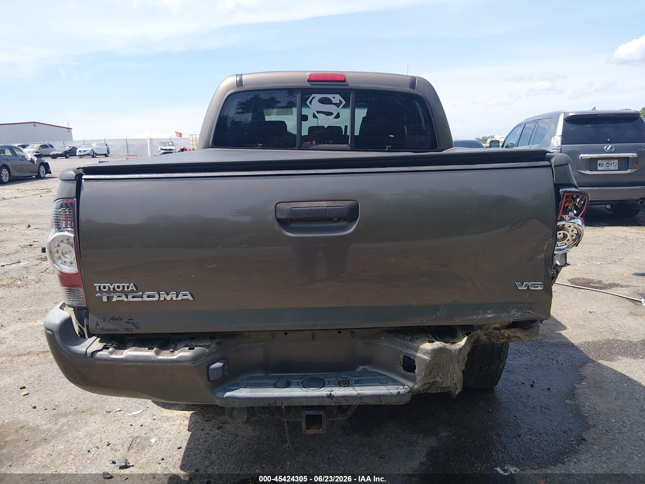 2013 Toyota Tacoma Base V6 Brown vin: 5TFLU4ENXDX073774