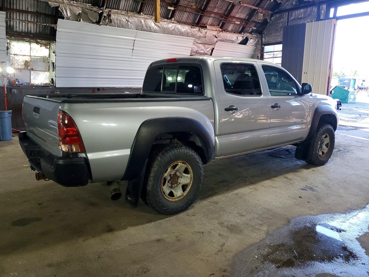 2014 Toyota Tacoma Double Cab Серебряный vin: 5TFLU4ENXEX093413