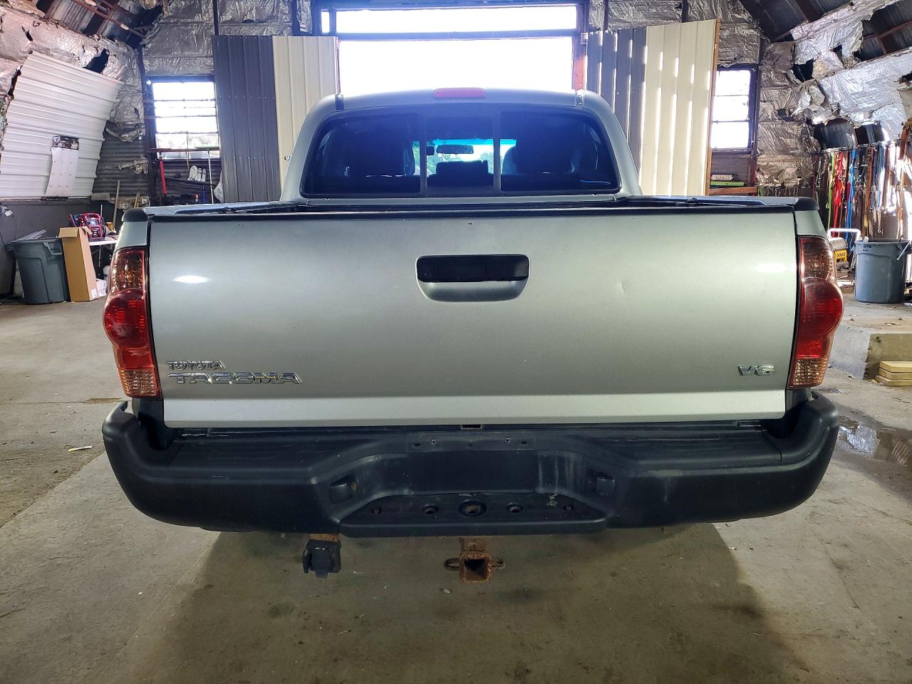 2014 Toyota Tacoma Double Cab Серебряный vin: 5TFLU4ENXEX093413