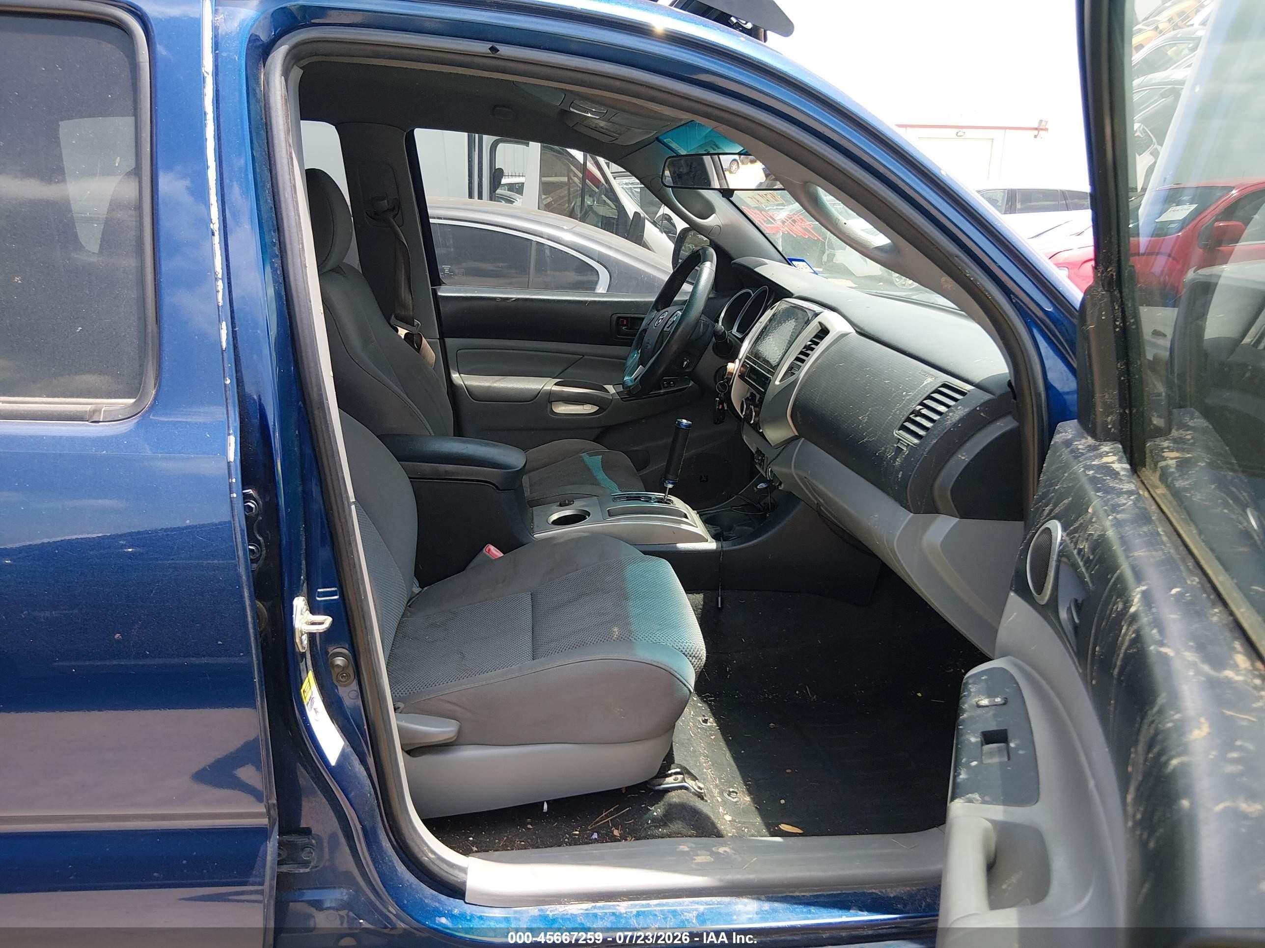 2015 Toyota Tacoma Base V6 Синий vin: 5TFLU4ENXFX116626
