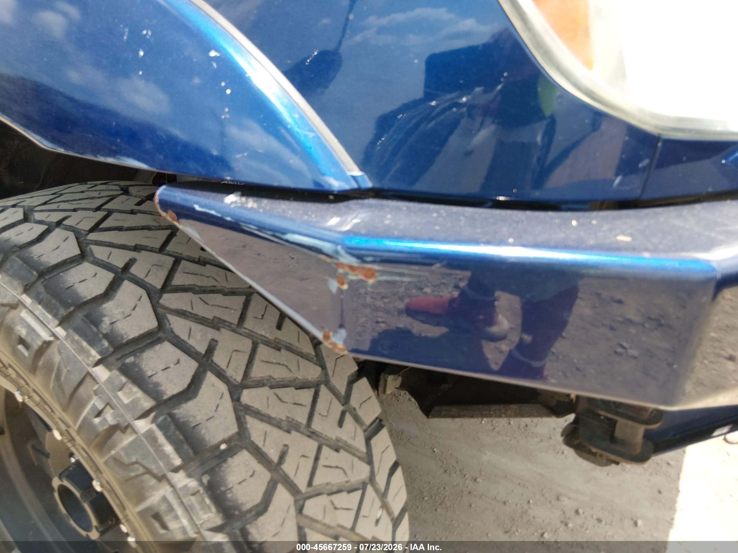 2015 Toyota Tacoma Base V6 Синий vin: 5TFLU4ENXFX116626