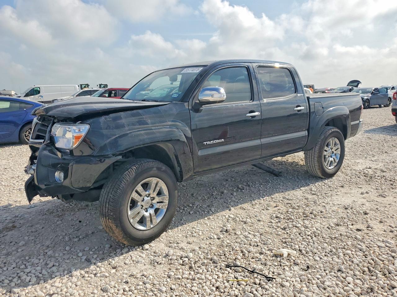 2015 Toyota Tacoma V6 Black vin: 5TFLU4ENXFX138741
