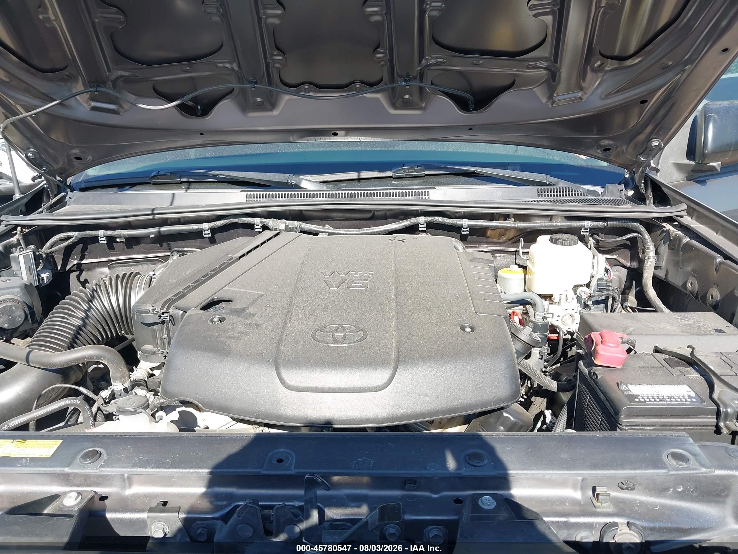 2015 Toyota Tacoma Base V6 Gray vin: 5TFLU4ENXFX140425
