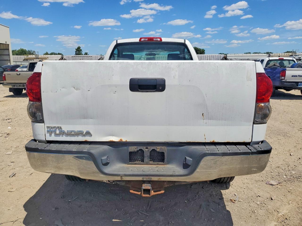 2008 Toyota Tundra Grade Белый vin: 5TFLU52108X009062