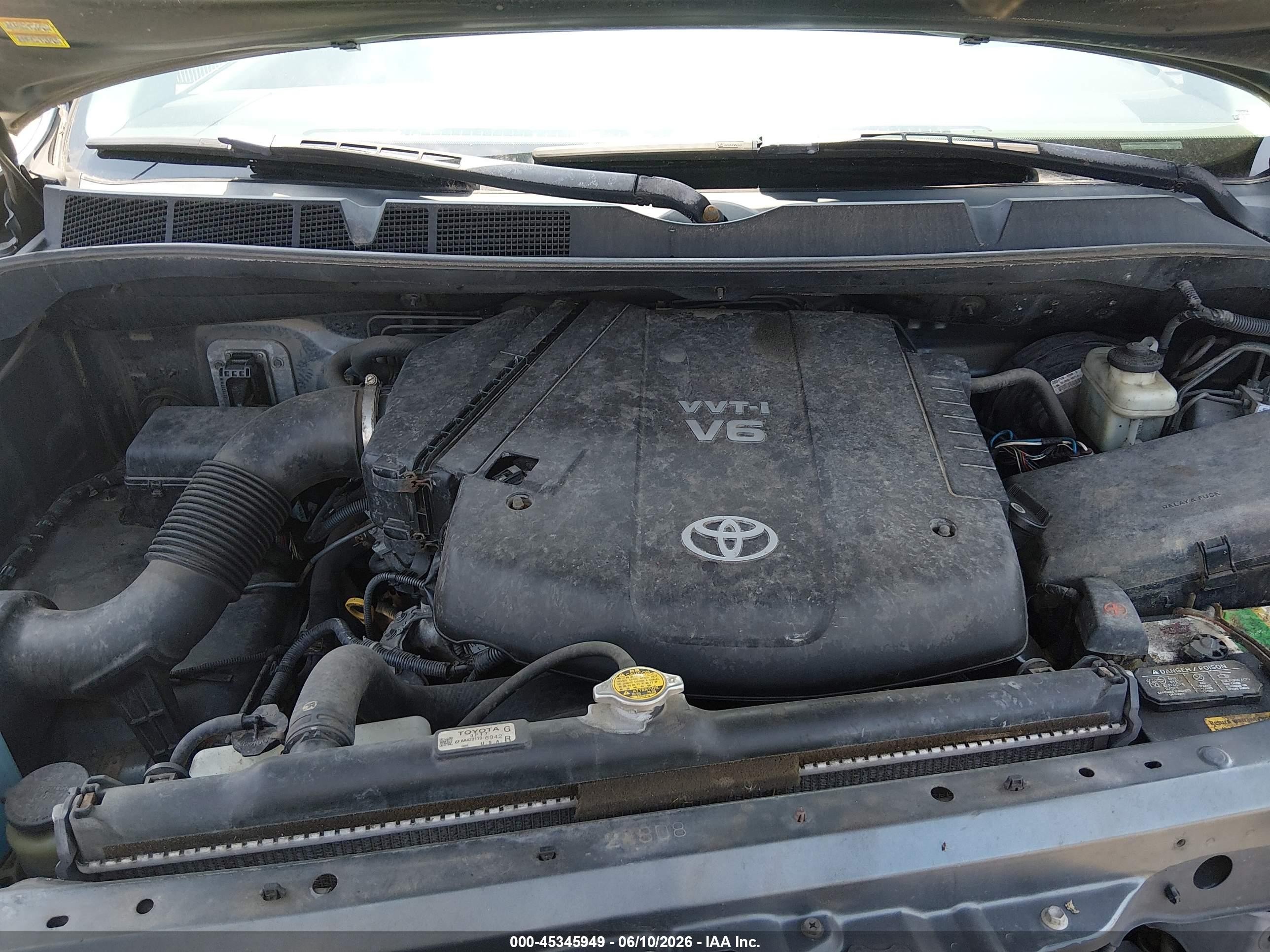 2010 Toyota Tundra Grade V6 Gray vin: 5TFLU5F10AX021910