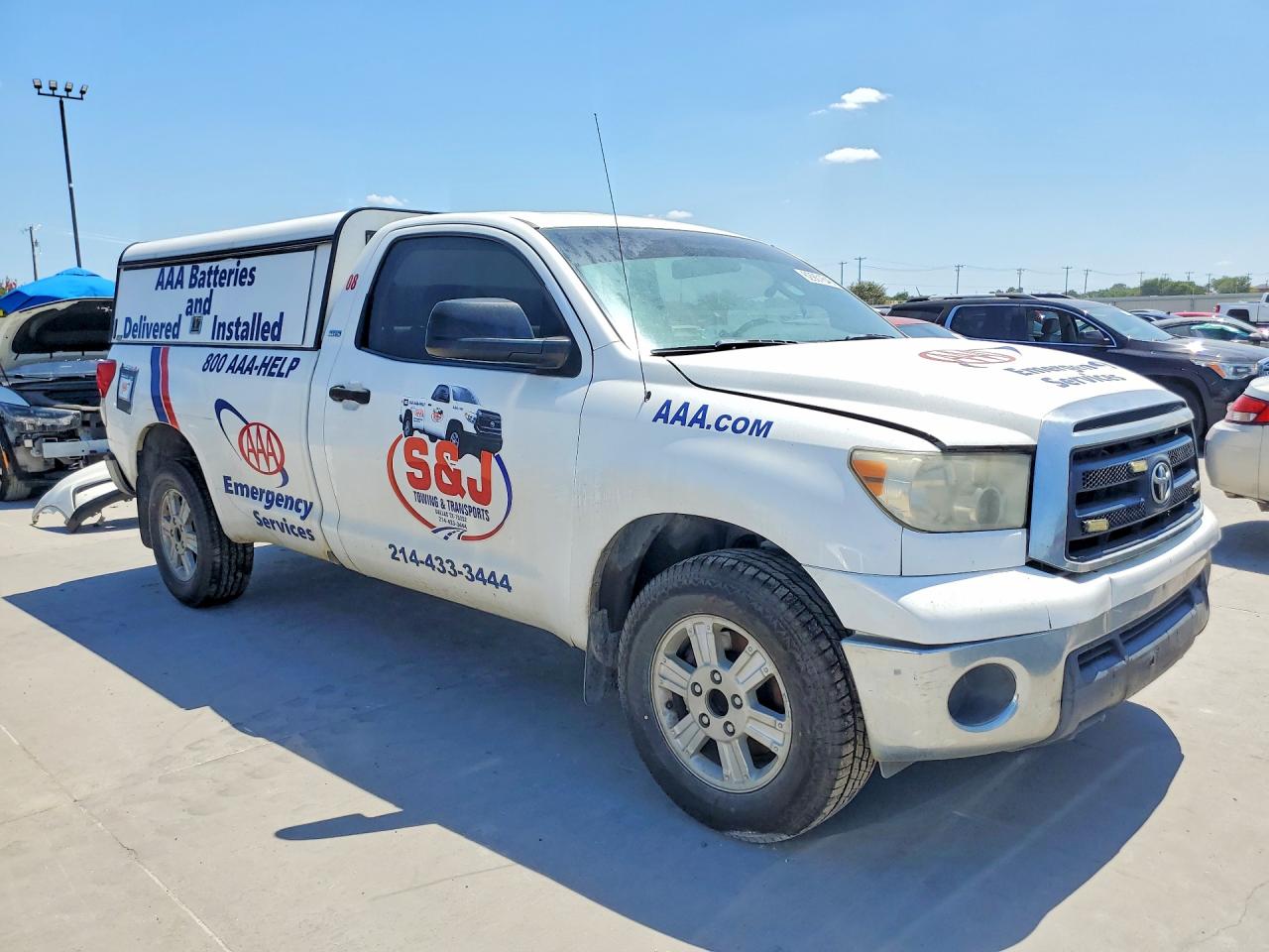 2010 Toyota Tundra Grade Белый vin: 5TFLU5F1XAX024149