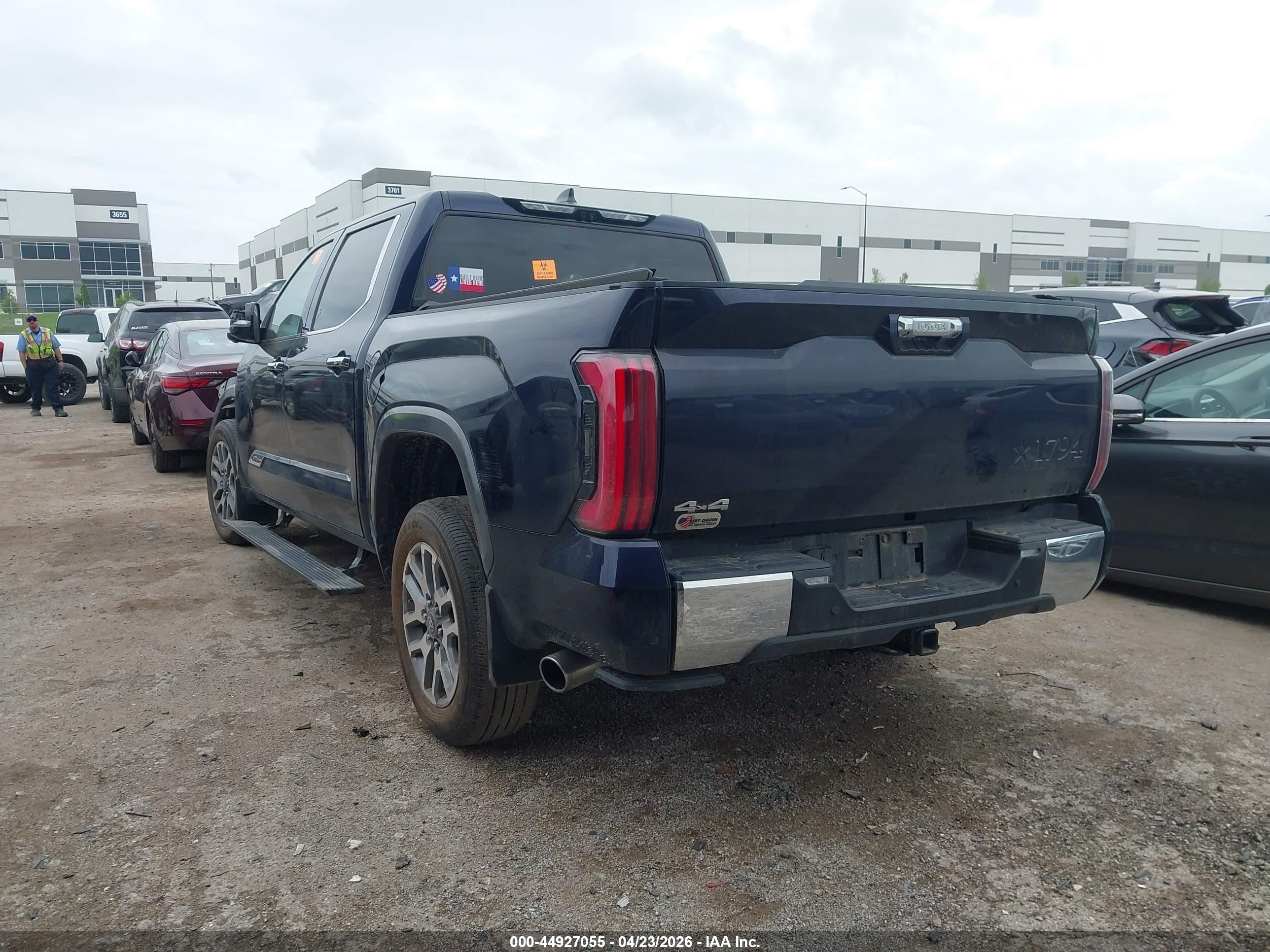 2025 Toyota Tundra 1794 Edition Dark Blue vin: 5TFMA5DB6SX279293