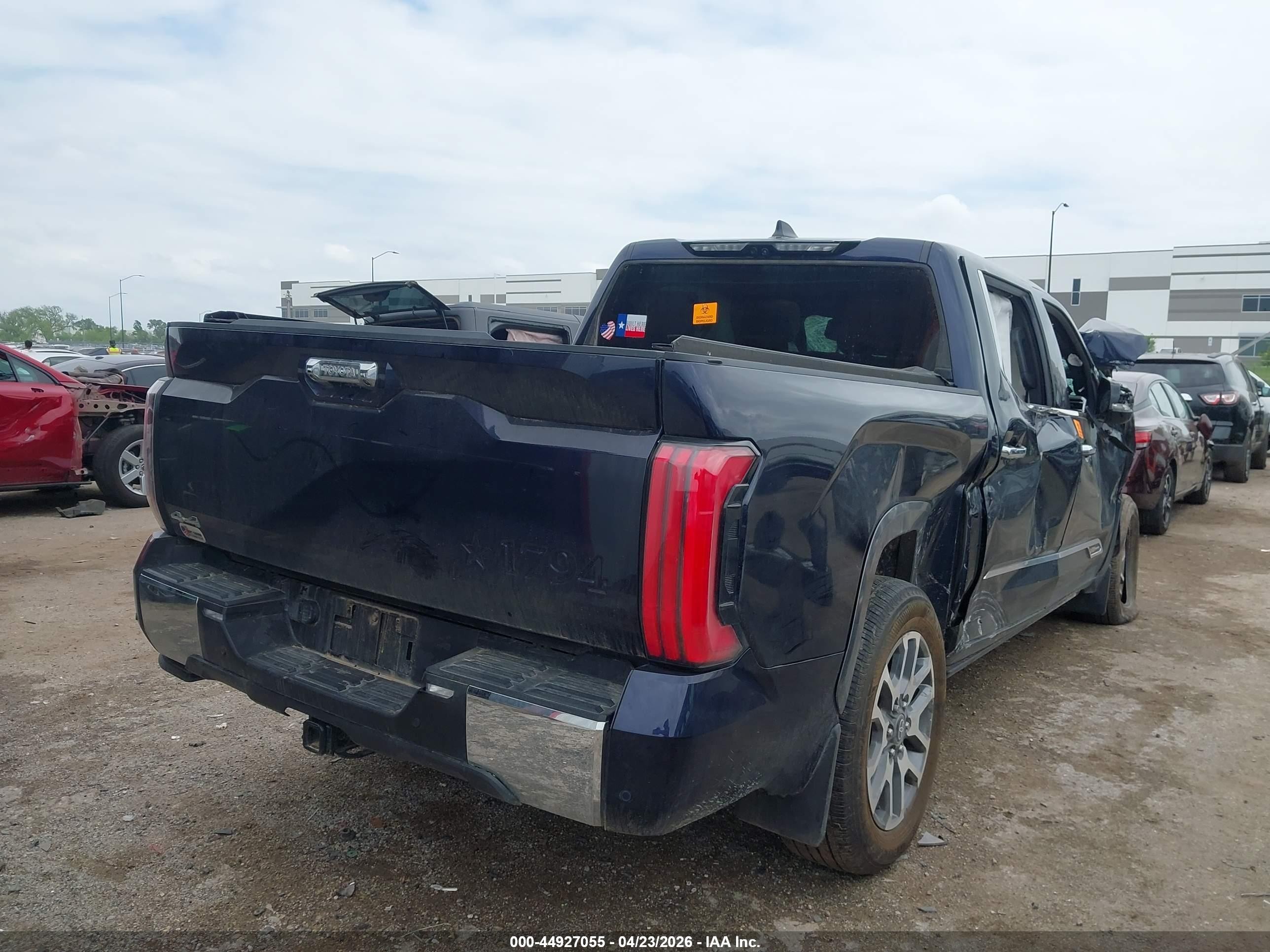2025 Toyota Tundra 1794 Edition Dark Blue vin: 5TFMA5DB6SX279293