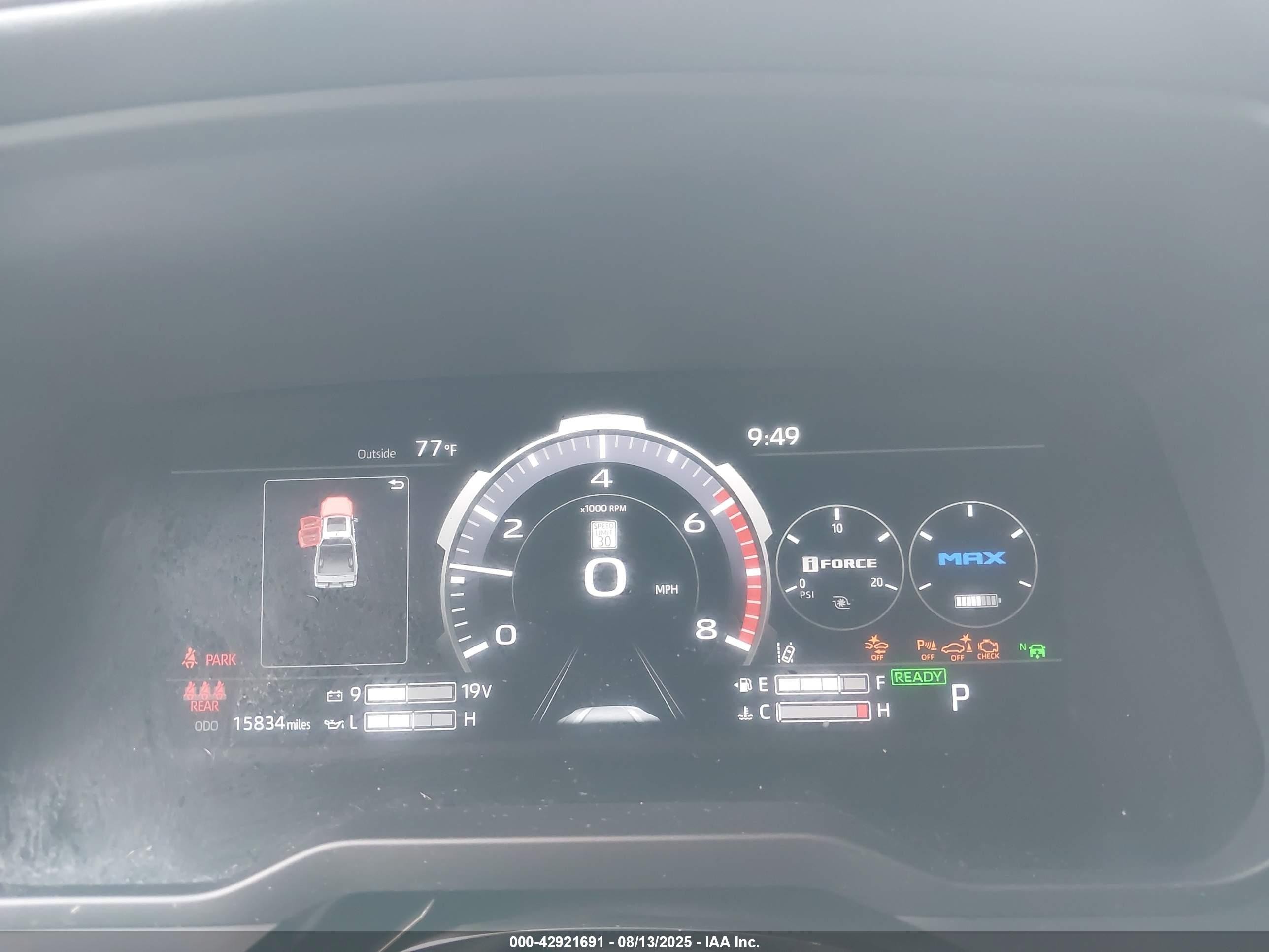 2022 Toyota Tundra Hybrid 1794 Edition Blue vin: 5TFMC5DB9NX006590