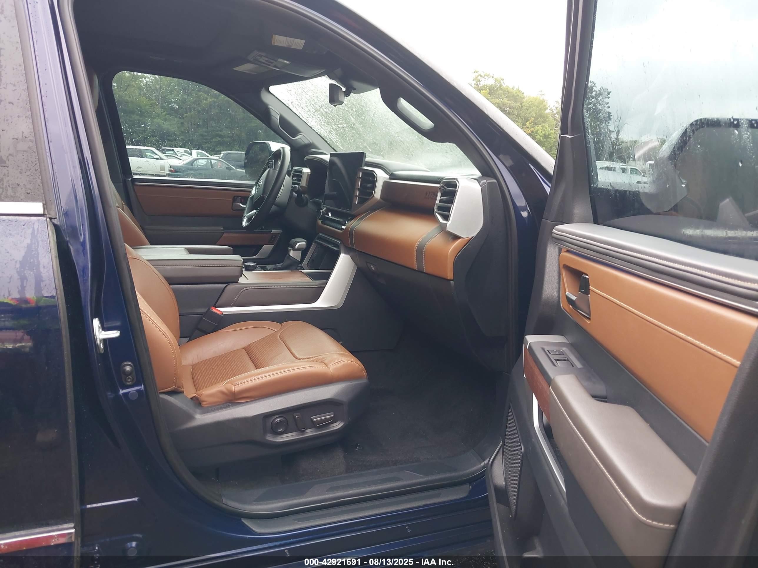 2022 Toyota Tundra Hybrid 1794 Edition Blue vin: 5TFMC5DB9NX006590
