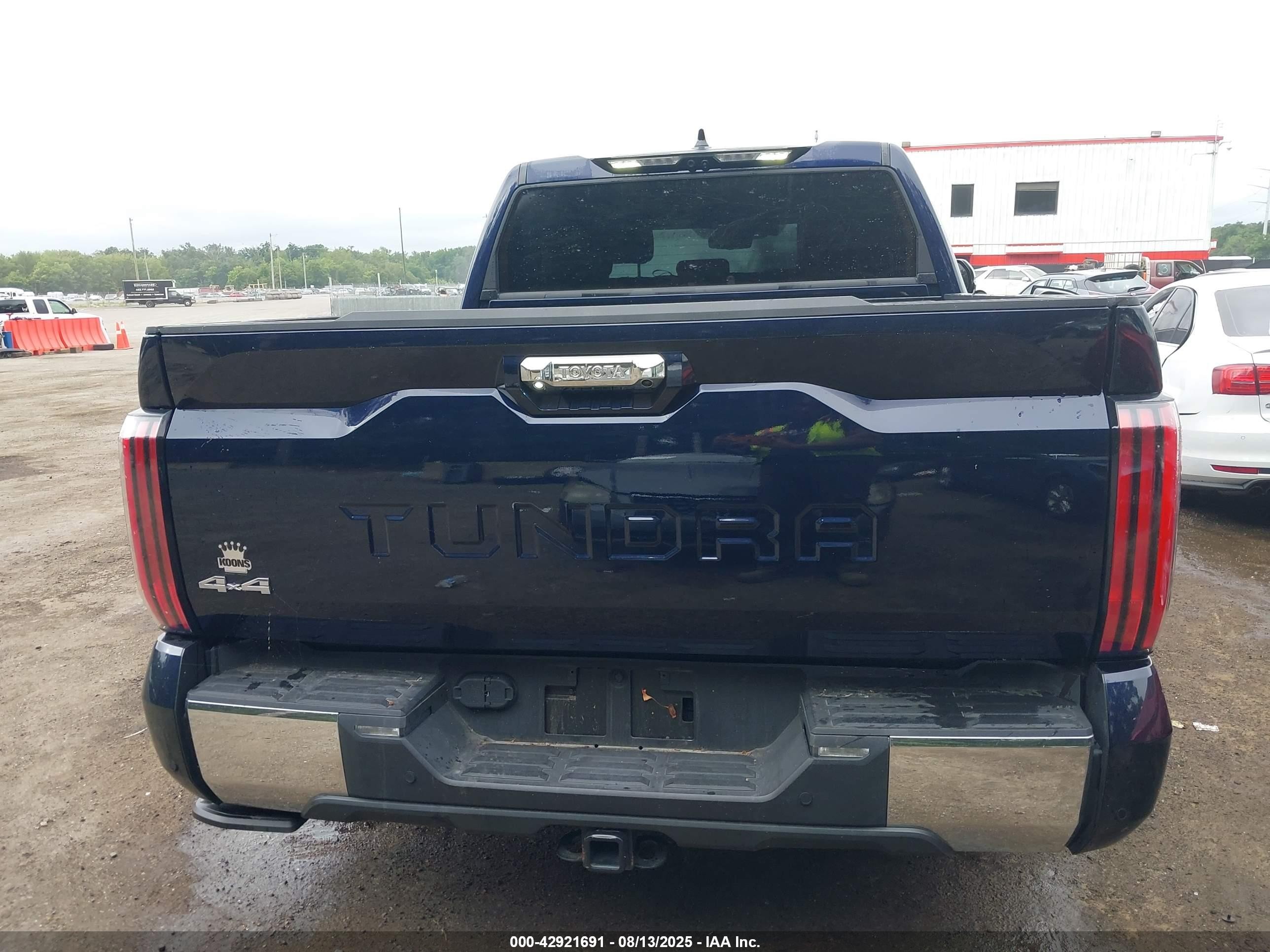 2022 Toyota Tundra Hybrid 1794 Edition Blue vin: 5TFMC5DB9NX006590