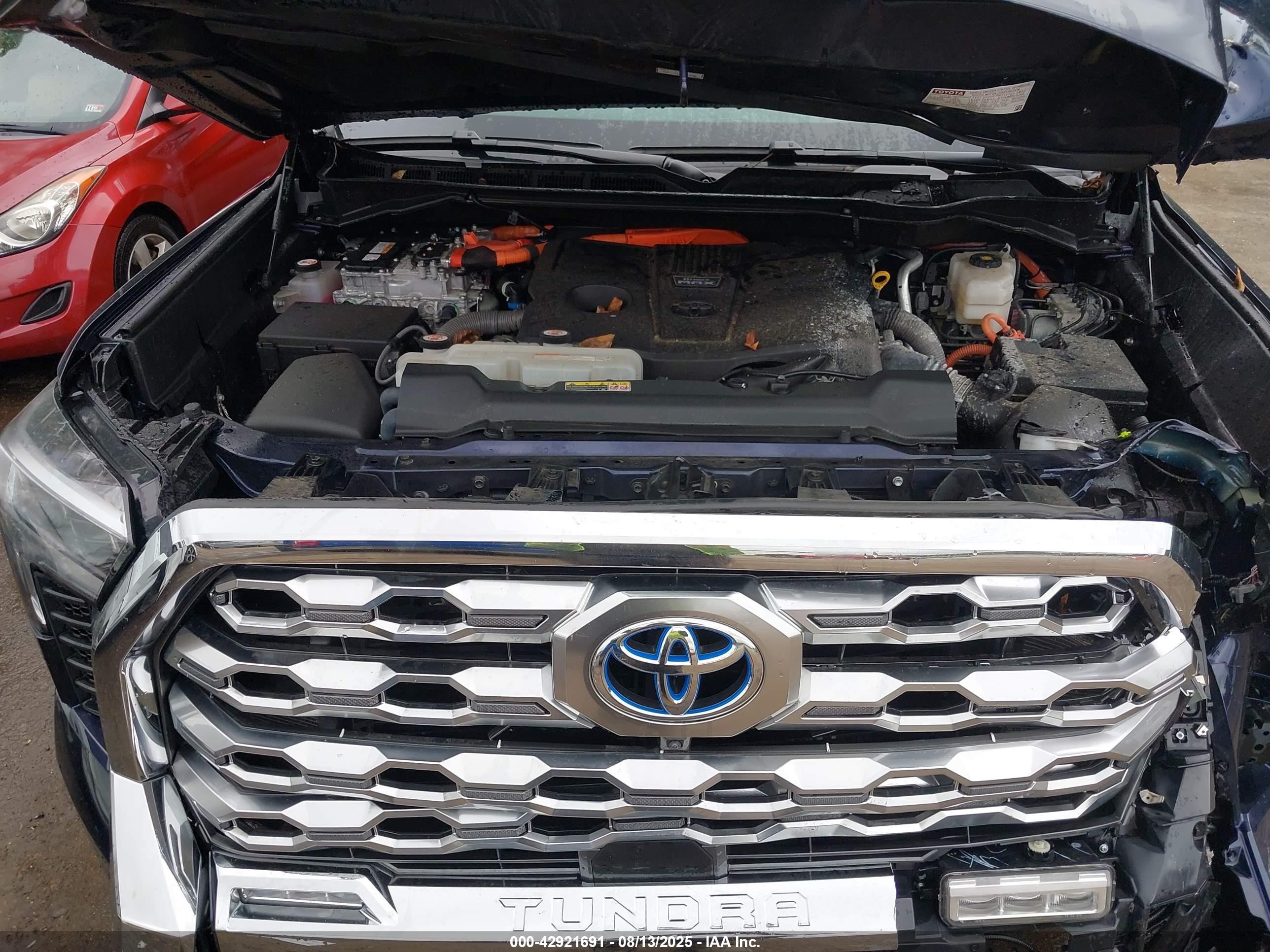 2022 Toyota Tundra Hybrid 1794 Edition Blue vin: 5TFMC5DB9NX006590