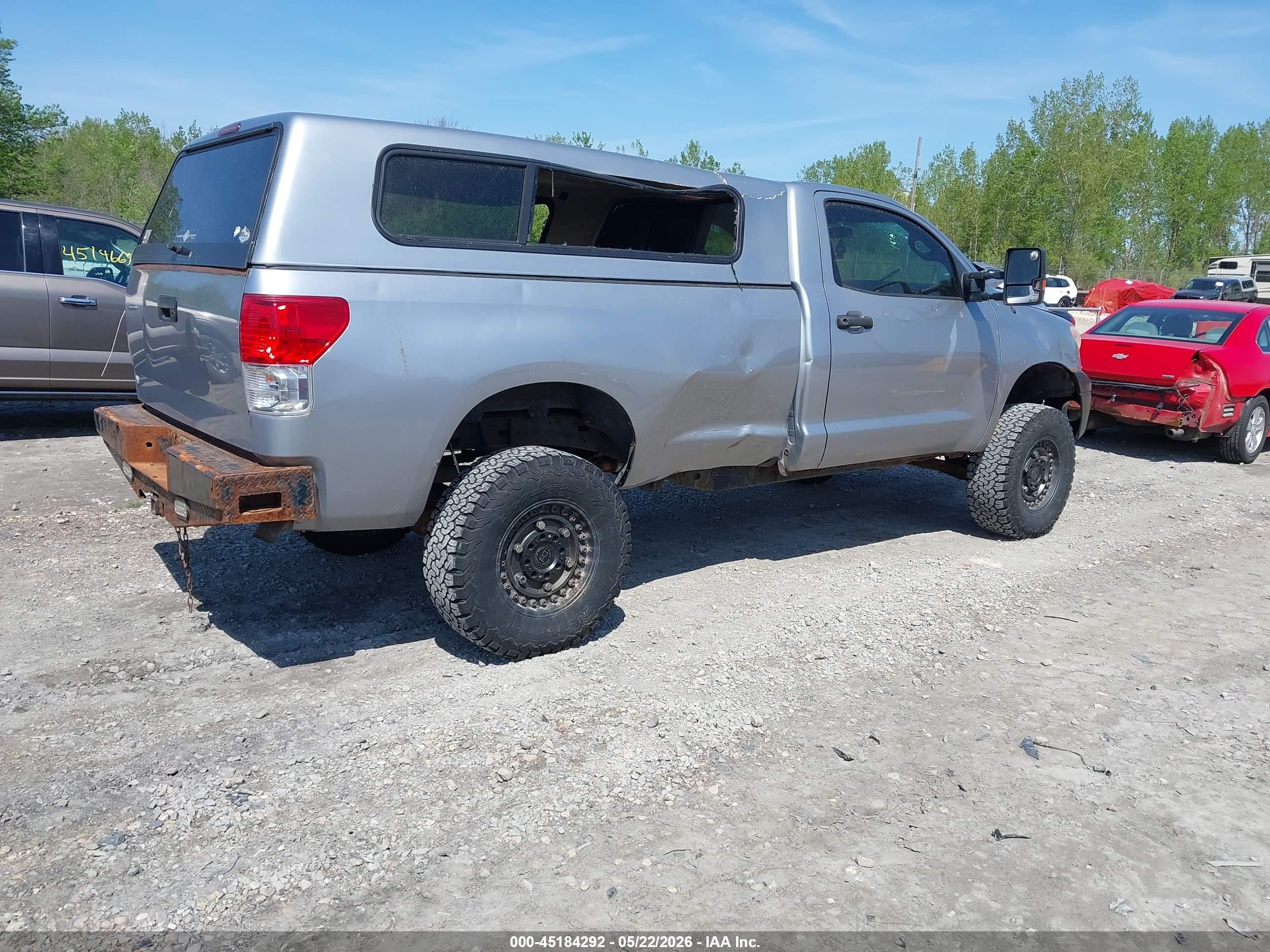 2010 Toyota Tundra Grade 4.6l V8 Silver vin: 5TFMM5F16AX003514