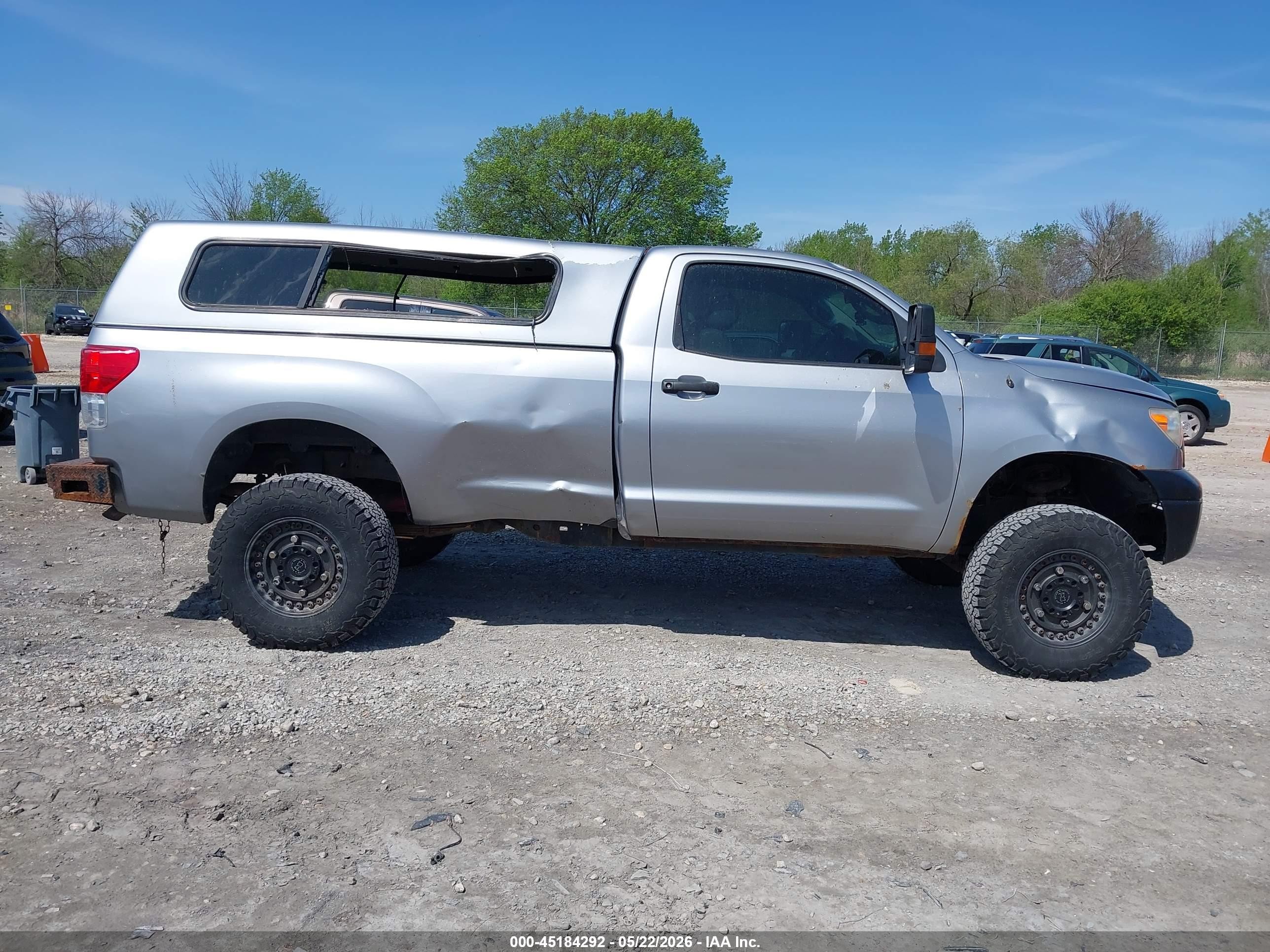 2010 Toyota Tundra Grade 4.6l V8 Silver vin: 5TFMM5F16AX003514