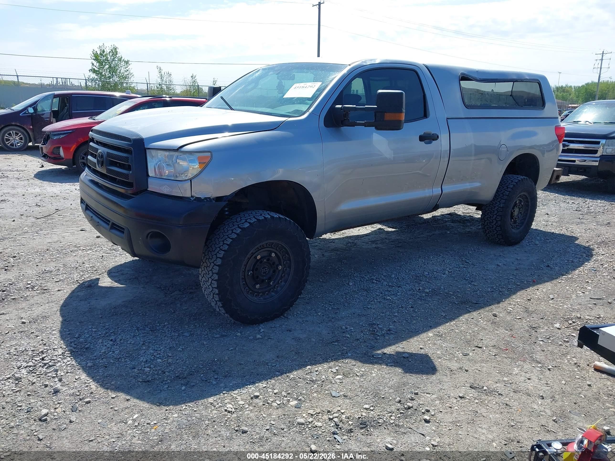 2010 Toyota Tundra Grade 4.6l V8 Silver vin: 5TFMM5F16AX003514