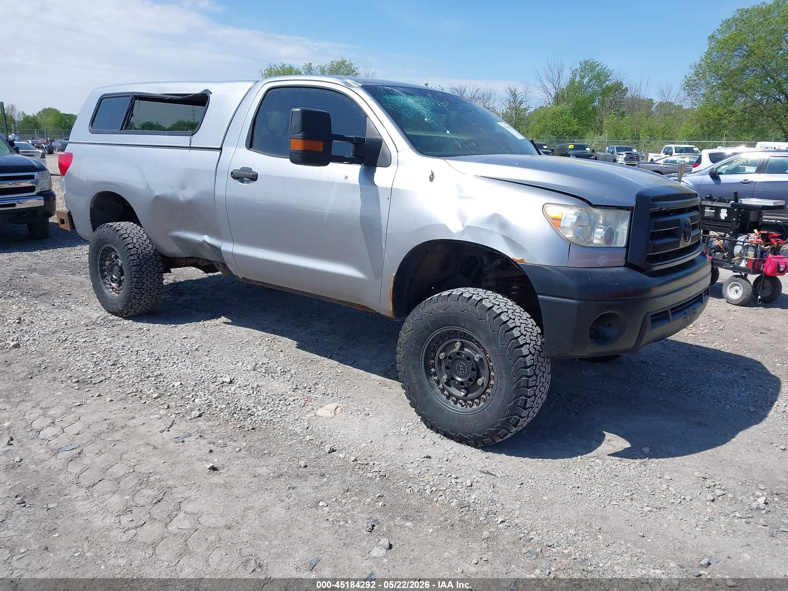 2010 Toyota Tundra Grade 4.6l V8 Silver vin: 5TFMM5F16AX003514