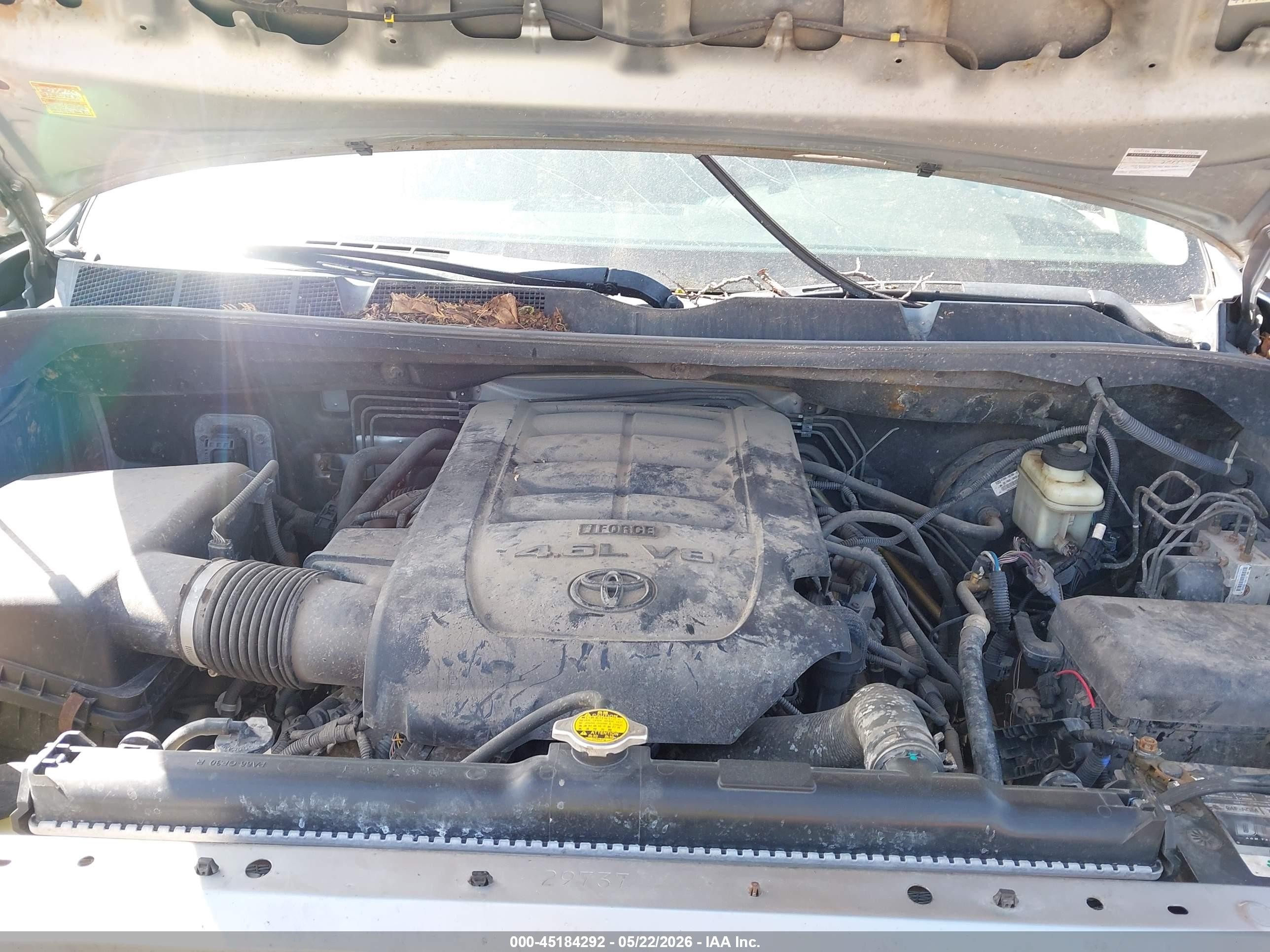 2010 Toyota Tundra Grade 4.6l V8 Silver vin: 5TFMM5F16AX003514