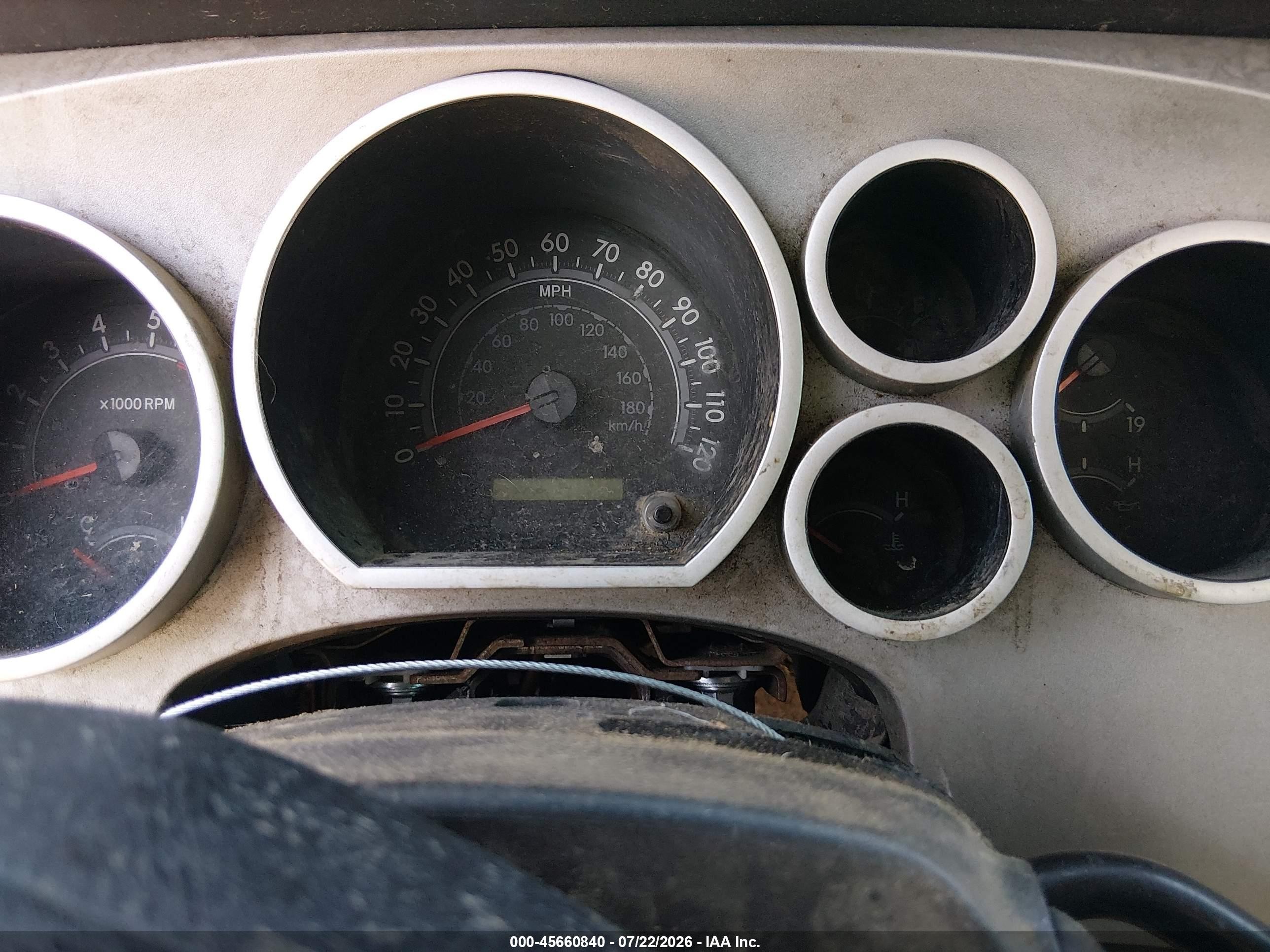 2007 Toyota Tundra Base 4.7l V8 White vin: 5TFMT52157X003859