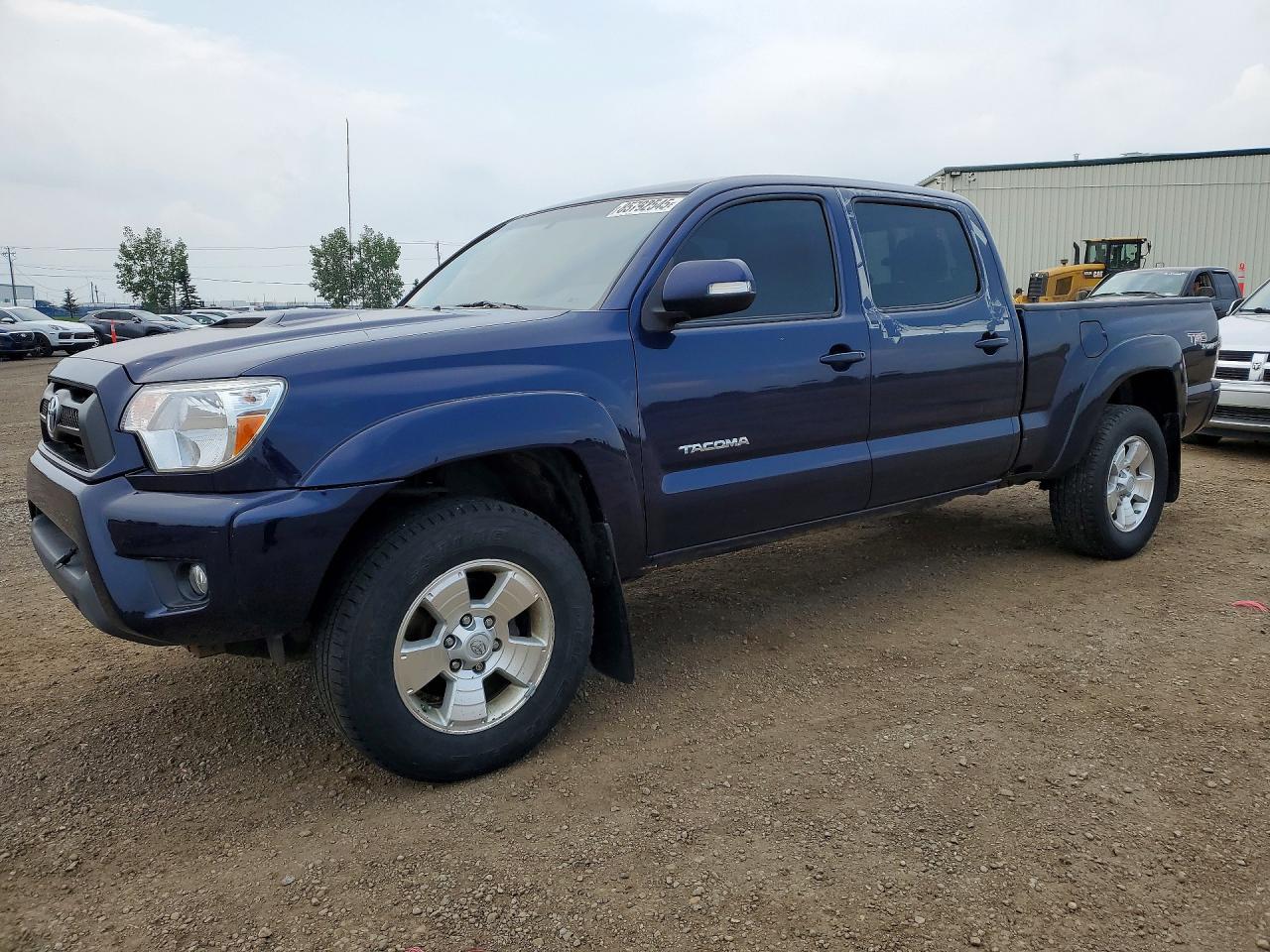 2013 Toyota Tacoma Double Cab Long Bed Blue vin: 5TFMU4FN0DX012887