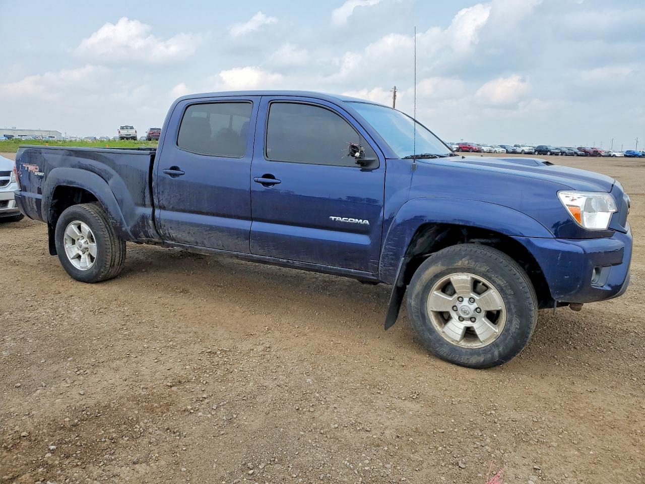 2013 Toyota Tacoma Double Cab Long Bed Синий vin: 5TFMU4FN0DX012887
