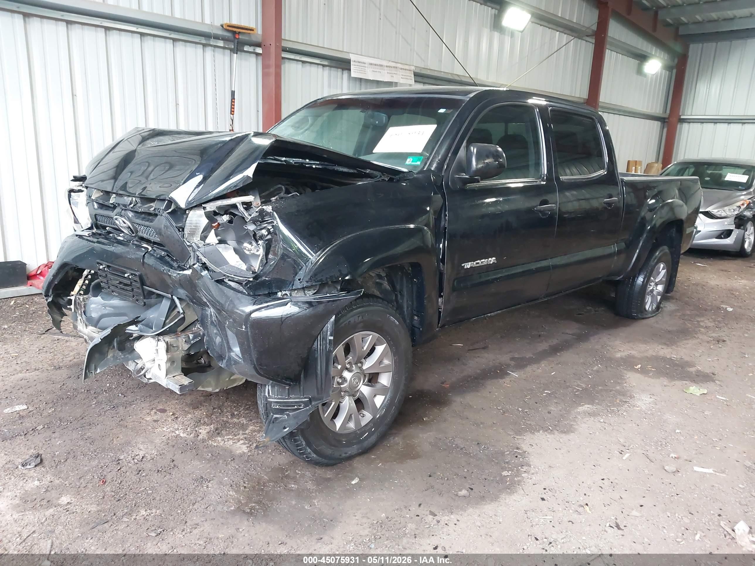 2014 Toyota Tacoma V6 Black vin: 5TFMU4FN0EX021722