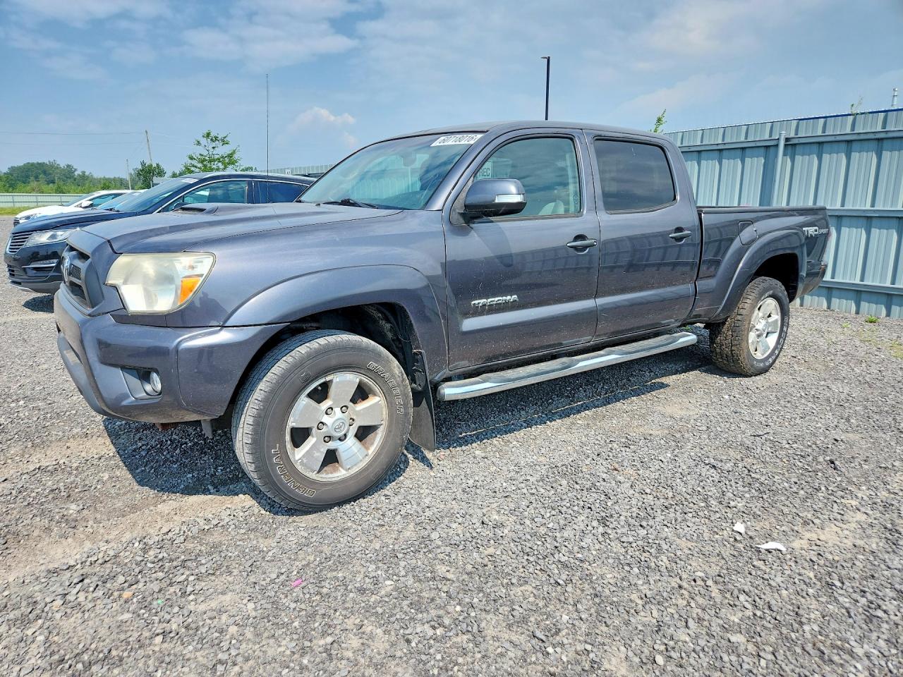 2014 Toyota Tacoma Double Cab Long Bed Черный vin: 5TFMU4FN0EX025169