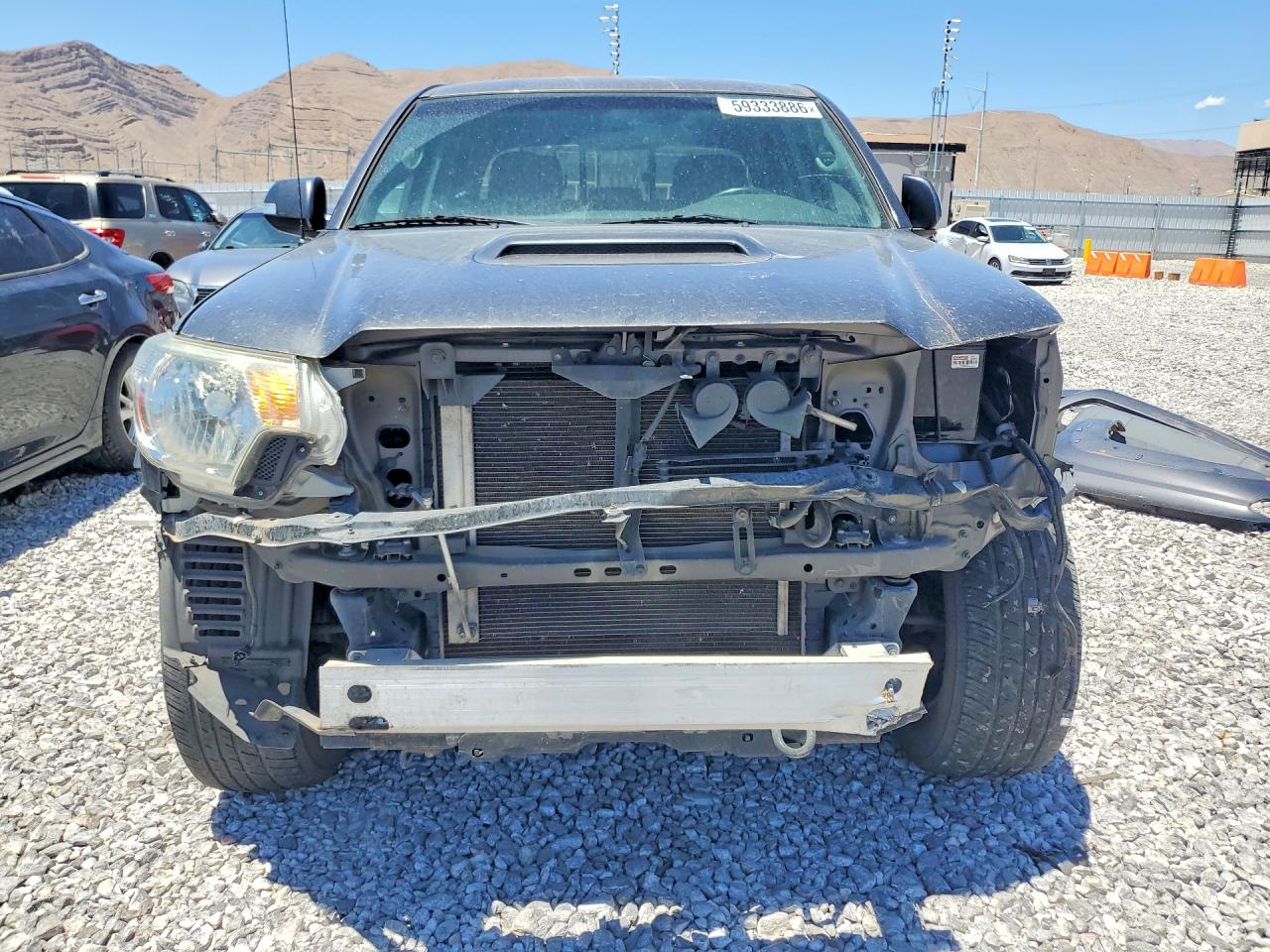 2013 Toyota Tacoma Double Cab Long Bed Gray vin: 5TFMU4FN1DX015314