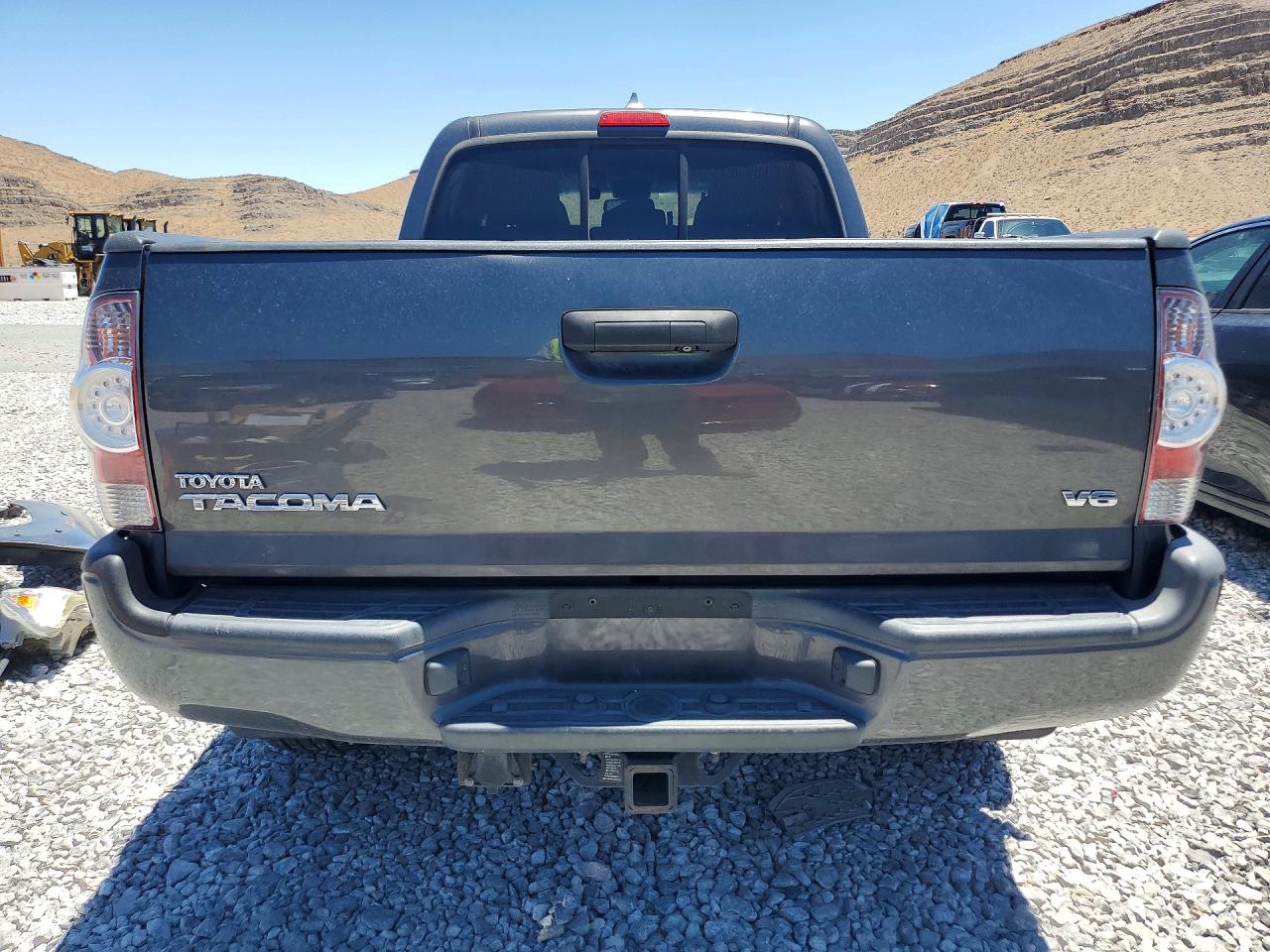 2013 Toyota Tacoma Double Cab Long Bed Gray vin: 5TFMU4FN1DX015314