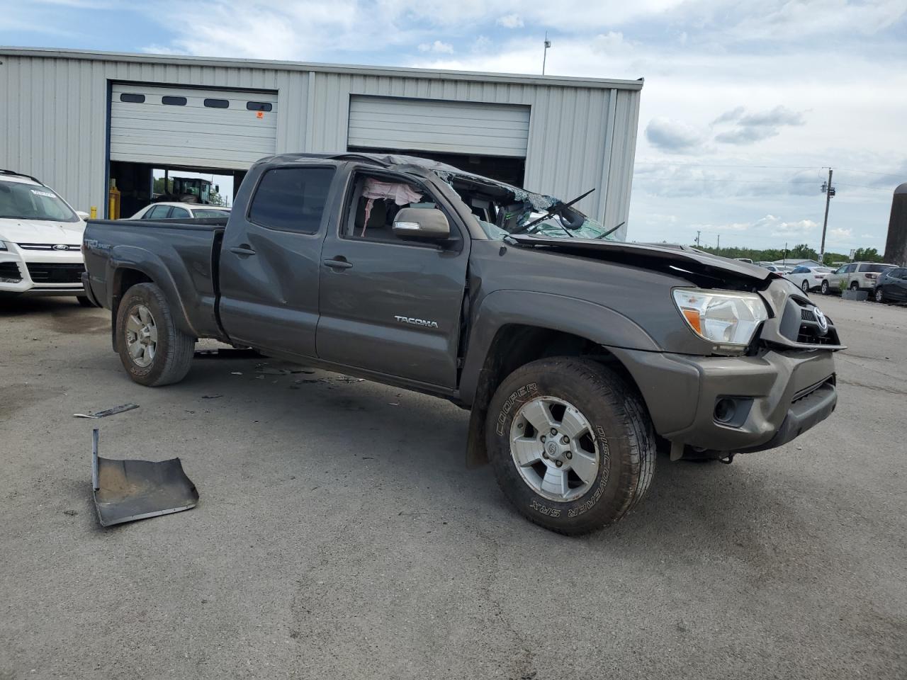 2014 Toyota Tacoma Double Cab Long Bed Tan vin: 5TFMU4FN1EX020062