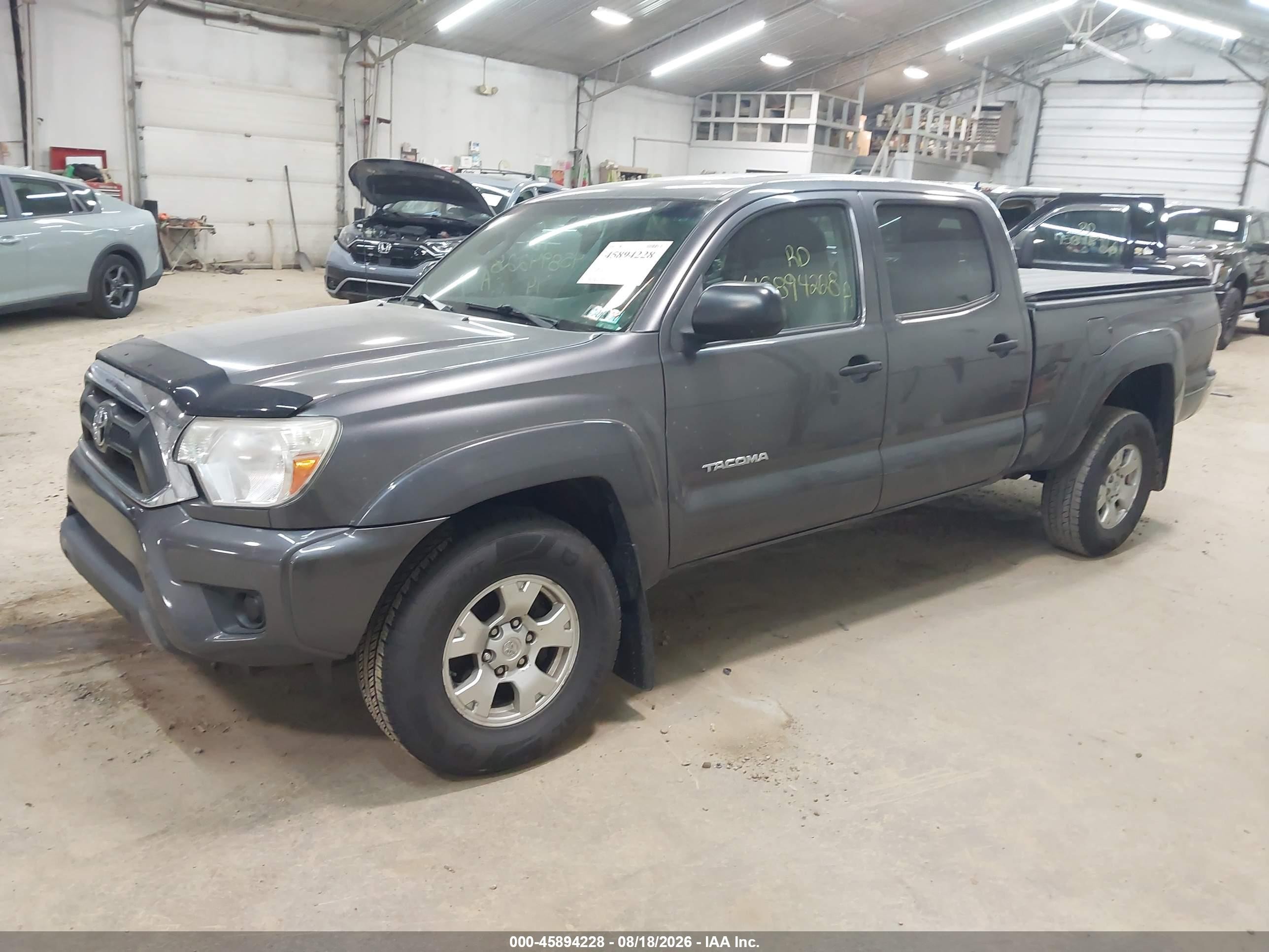 2014 Toyota Tacoma V6 Gray vin: 5TFMU4FN1EX023432