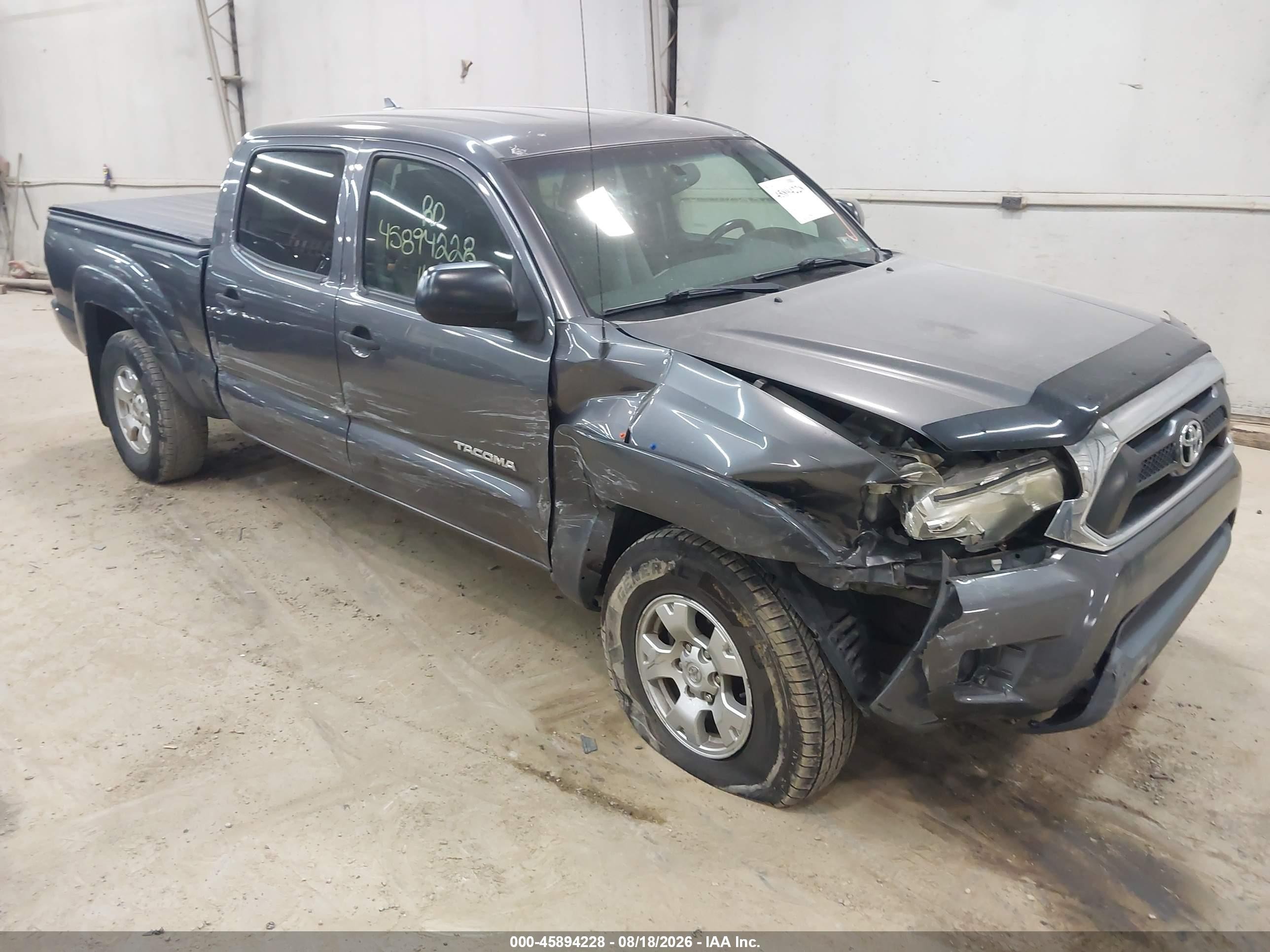 2014 Toyota Tacoma V6 Gray vin: 5TFMU4FN1EX023432