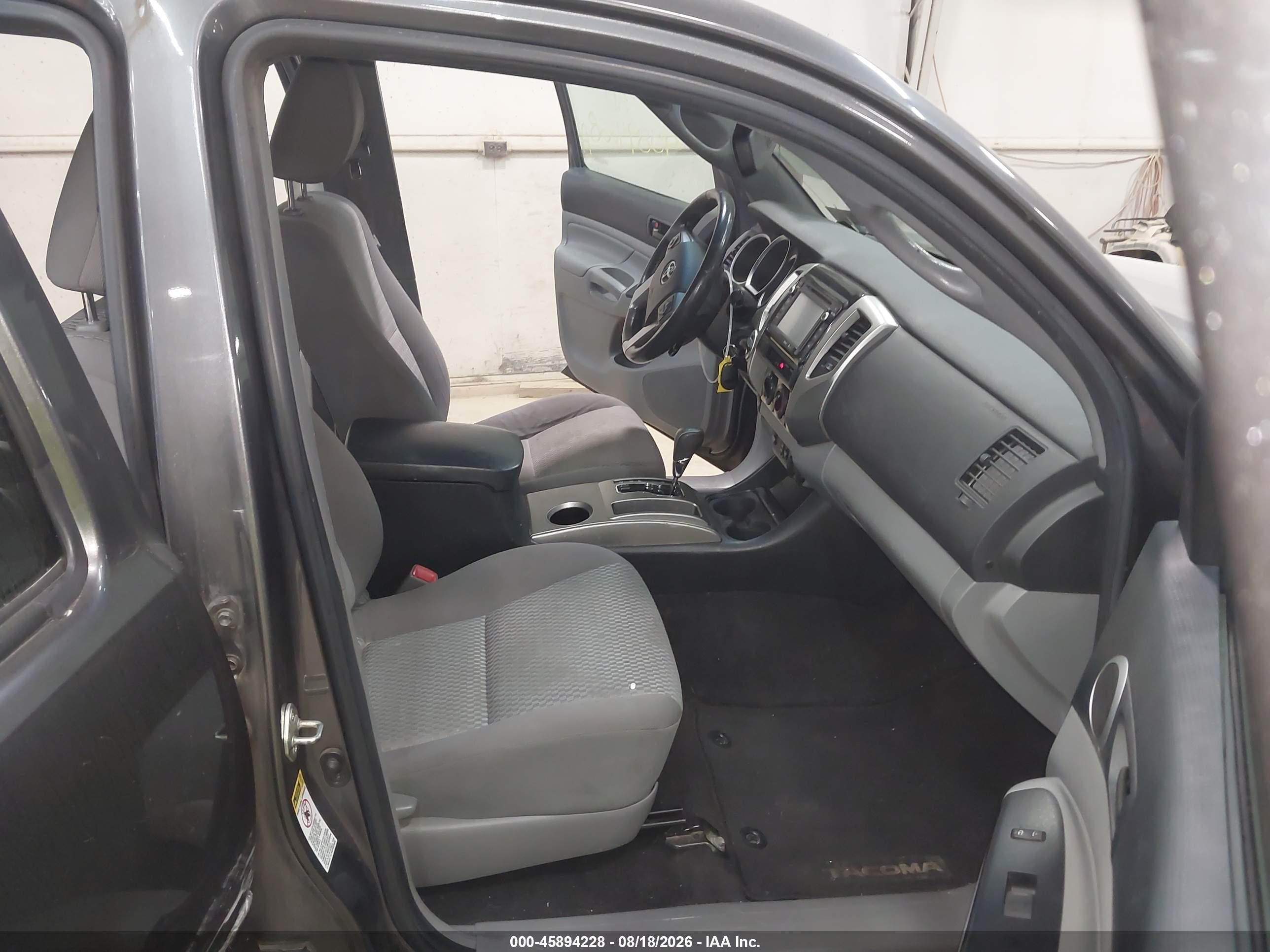 2014 Toyota Tacoma V6 Gray vin: 5TFMU4FN1EX023432