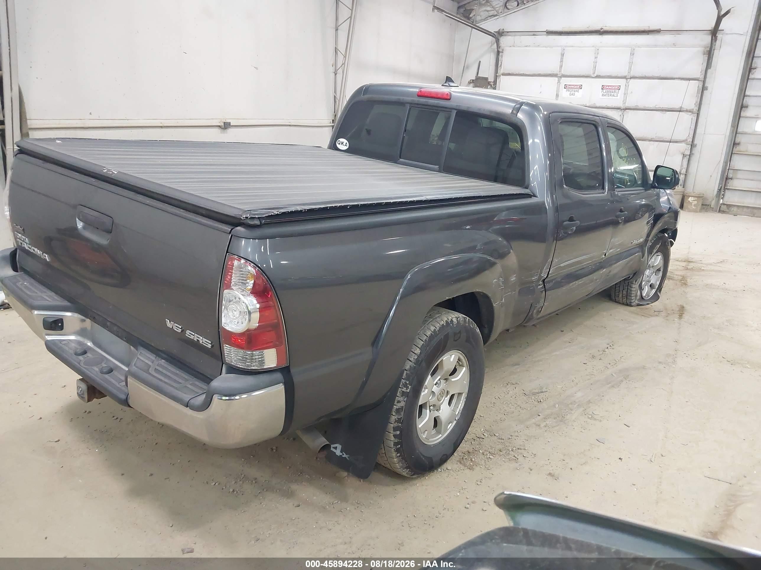 2014 Toyota Tacoma V6 Gray vin: 5TFMU4FN1EX023432