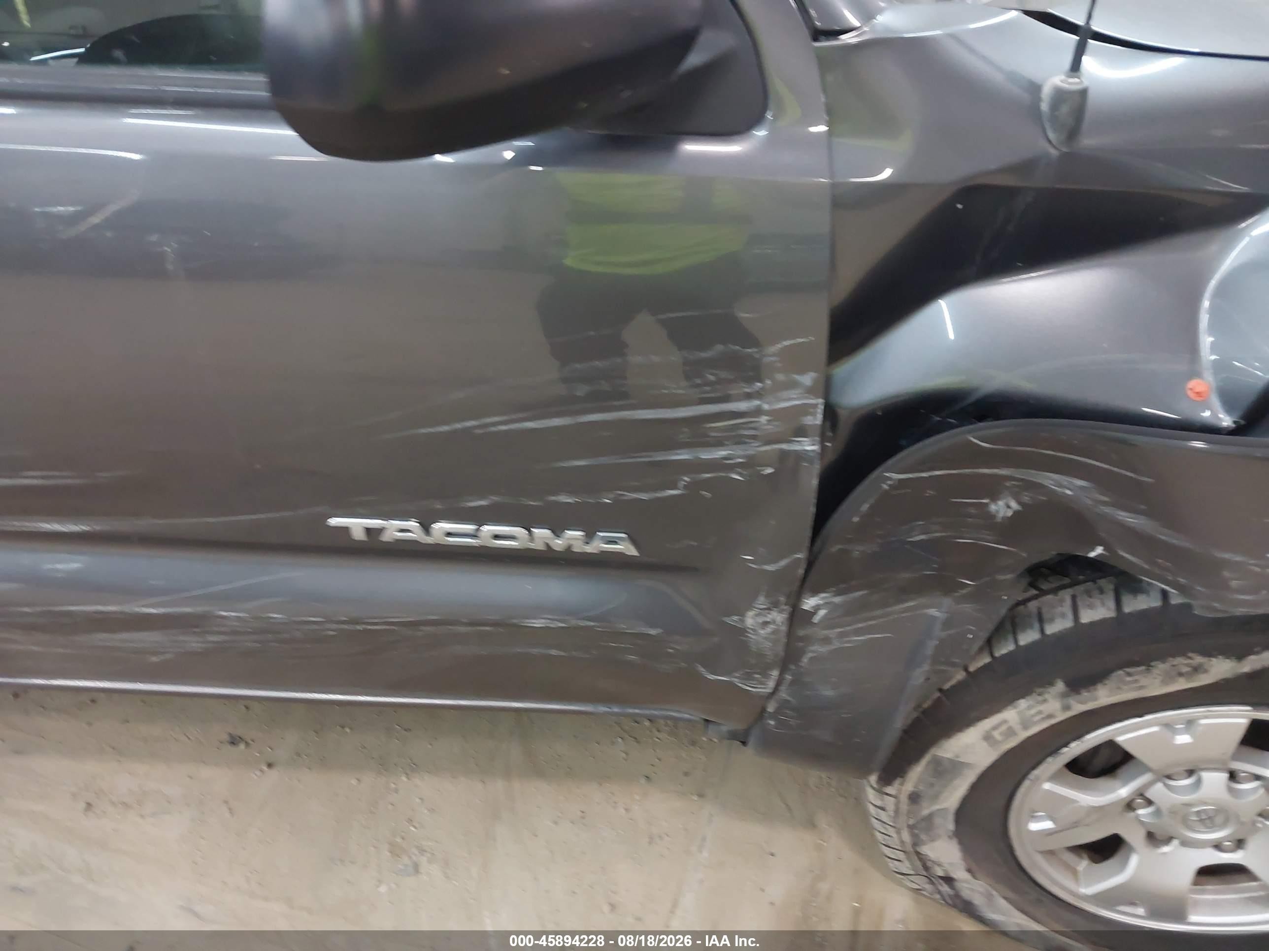 2014 Toyota Tacoma V6 Gray vin: 5TFMU4FN1EX023432
