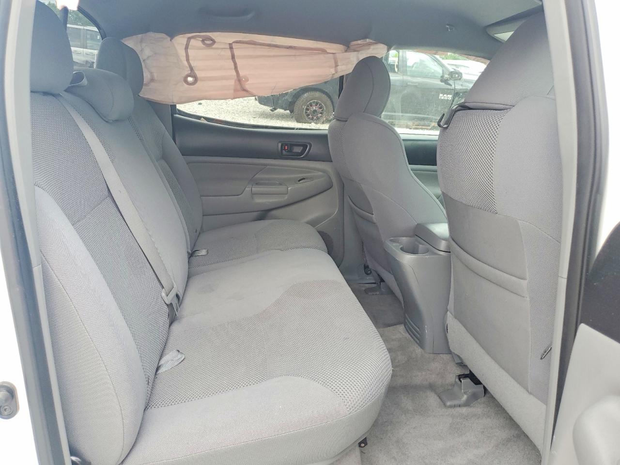 2011 Toyota Tacoma Double Cab Long Bed White vin: 5TFMU4FN2BX001855