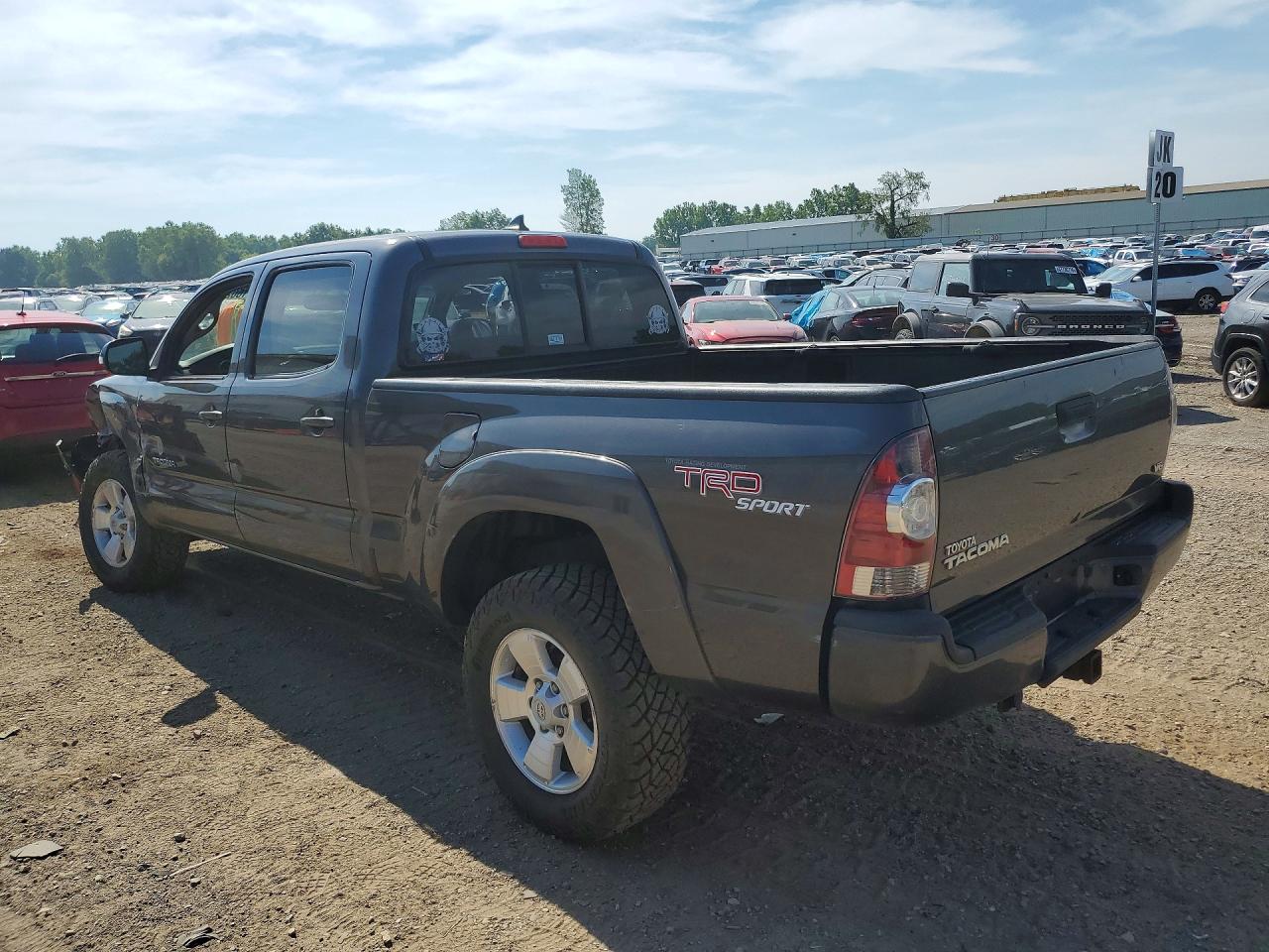 2012 Toyota Tacoma Double Cab Long Bed Gray vin: 5TFMU4FN2CX007219