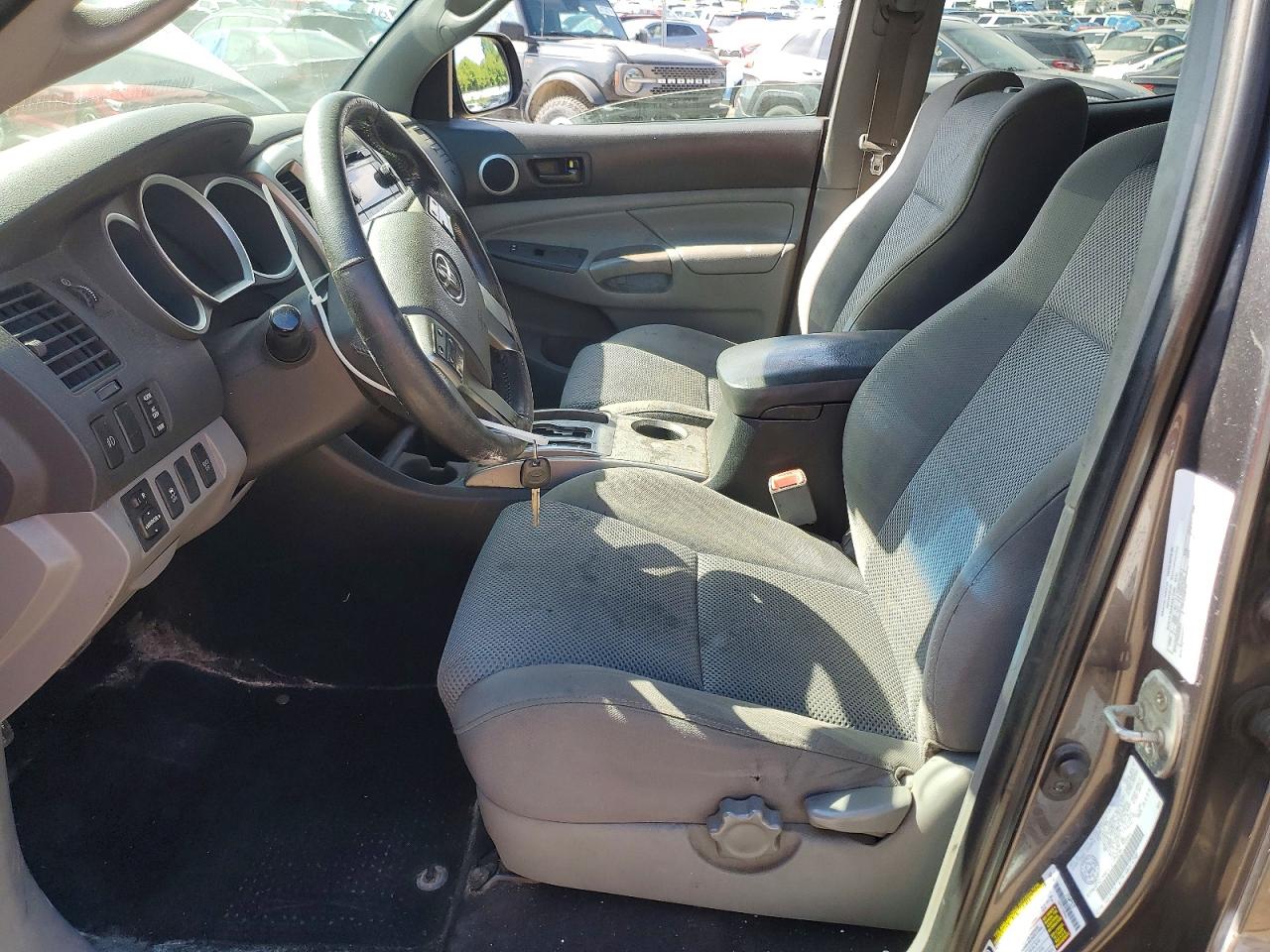 2012 Toyota Tacoma Double Cab Long Bed Gray vin: 5TFMU4FN2CX007219