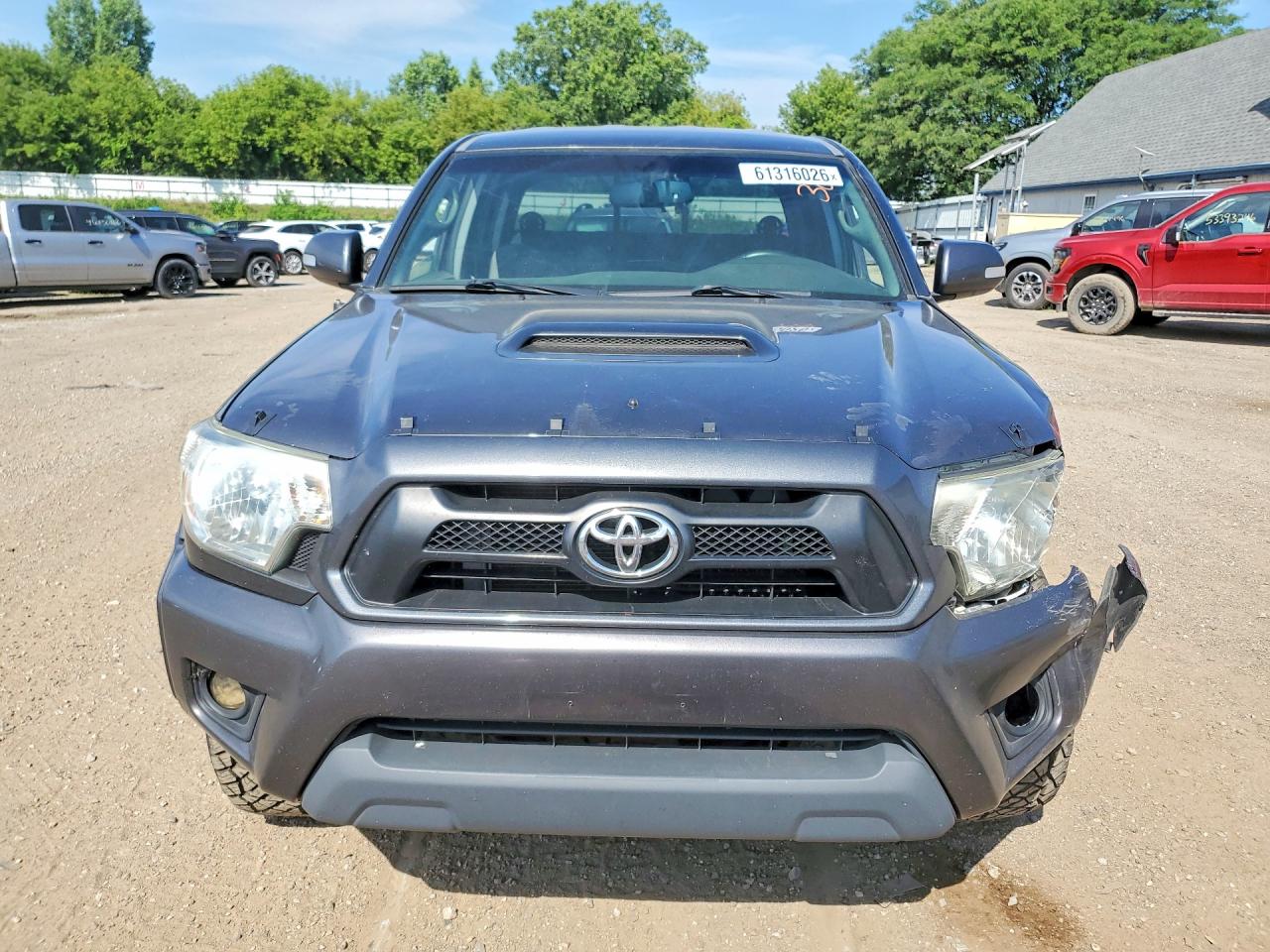 2012 Toyota Tacoma Double Cab Long Bed Gray vin: 5TFMU4FN2CX007219